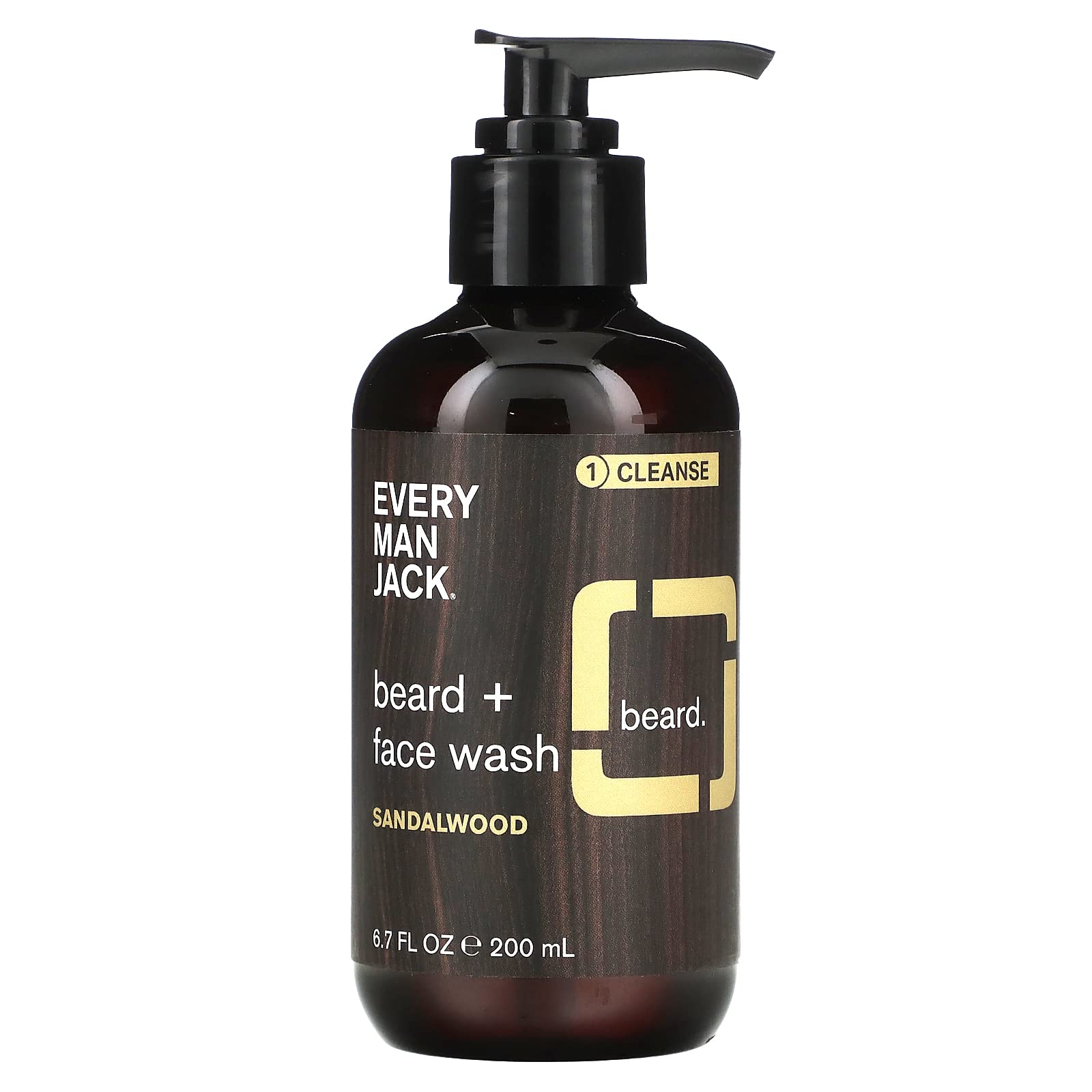 Foto 2 pulgar | Jabón Facial Beard + Every Man Jack Subtle Sandalwood  200 Ml - Venta Internacional.