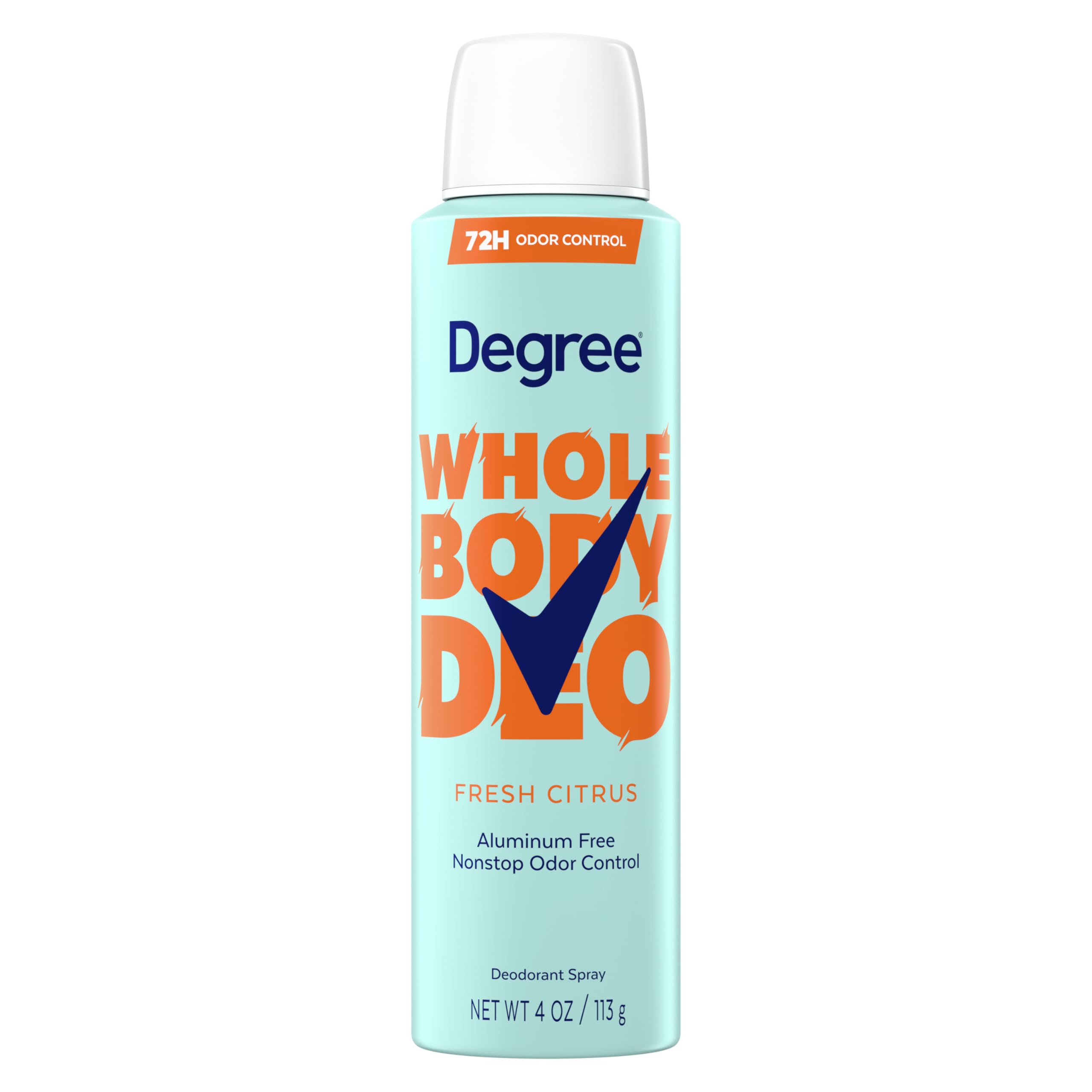 Desodorante En Aerosol Degree Whole Body Fresh Citrus, 120 Ml, Para Mujer - Venta Internacional.