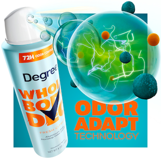 Foto 3 | Desodorante En Aerosol Degree Whole Body Fresh Citrus, 120 Ml, Para Mujer - Venta Internacional.