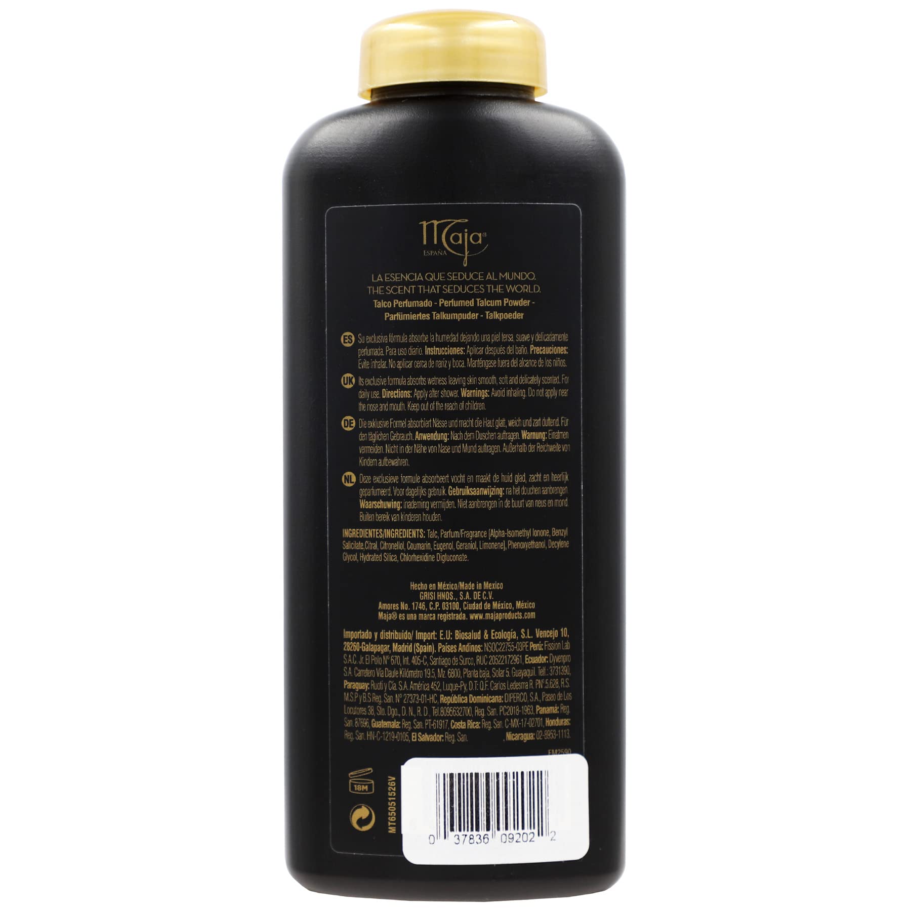 Foto 4 pulgar | Polvo De Talco Maja Perfumed Classic Oriental Scent 200 Ml, Paquete De 2 - Venta Internacional.