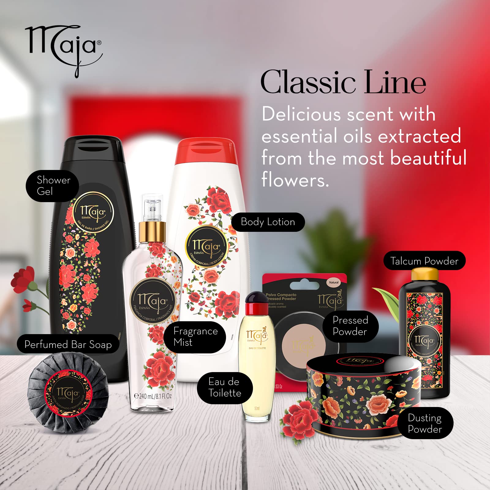 Foto 8 pulgar | Polvo De Talco Maja Perfumed Classic Oriental Scent 200 Ml, Paquete De 2 - Venta Internacional.