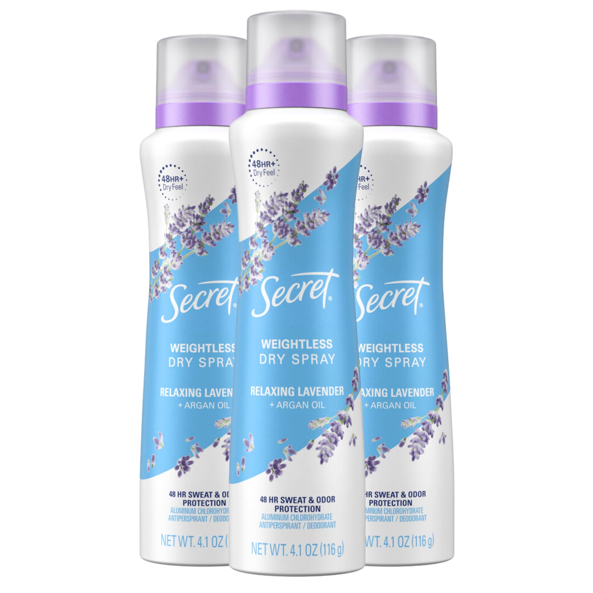 Foto 2 pulgar | Desodorante Antitranspirante Secret Dry Spray Relajante Lavanda - Venta Internacional.