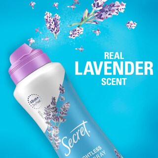 Foto 2 | Desodorante Antitranspirante Secret Dry Spray Relajante Lavanda - Venta Internacional.