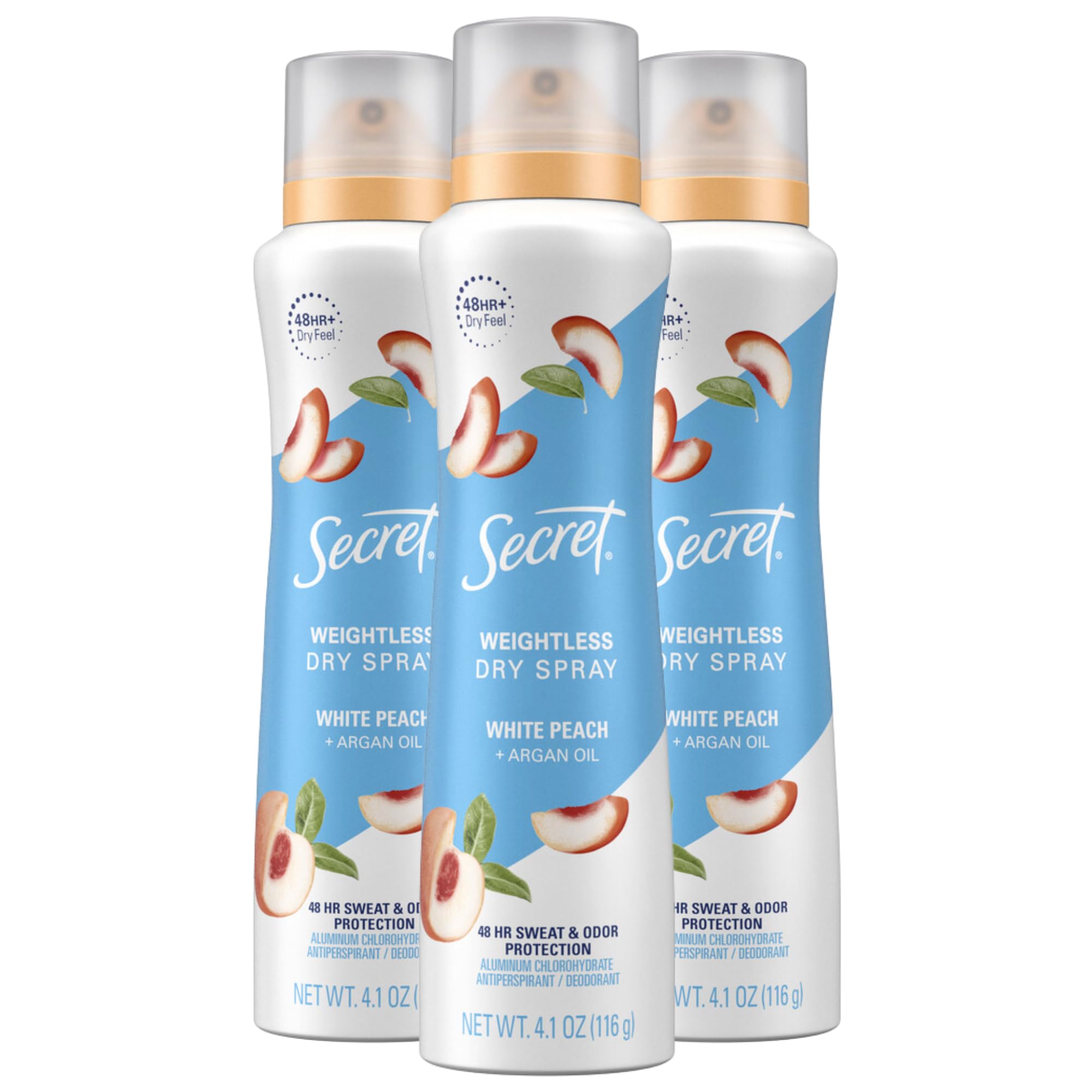 Foto 2 pulgar | Desodorante Antitranspirante Secret Dry Spray Para Mujer, 120 Ml, X3 - Venta Internacional.