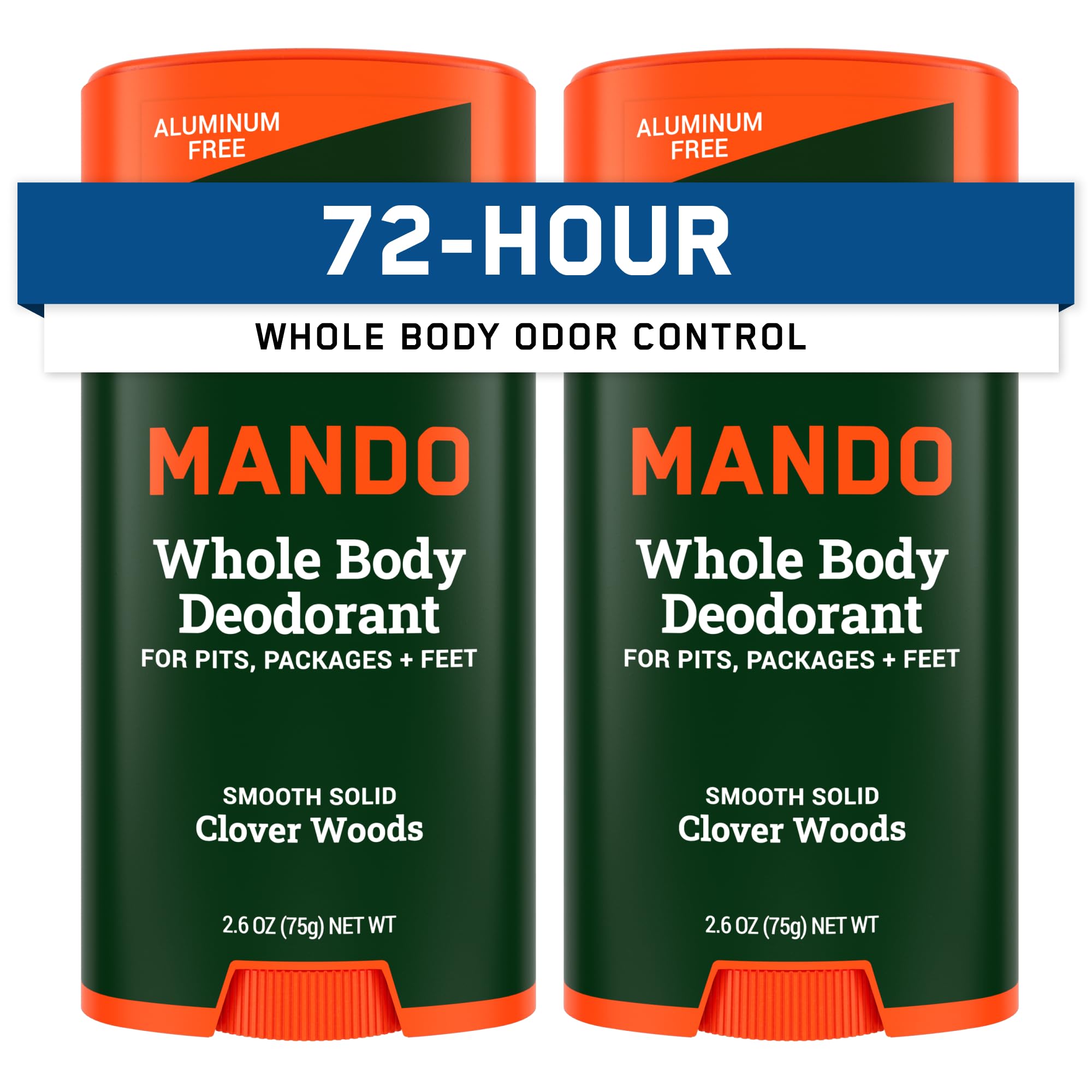 Foto 2 pulgar | Desodorante Mando Whole Body Para Hombre, 72 Horas, Antiolor, 150 Ml, 2 Unidades - Venta Internacional.