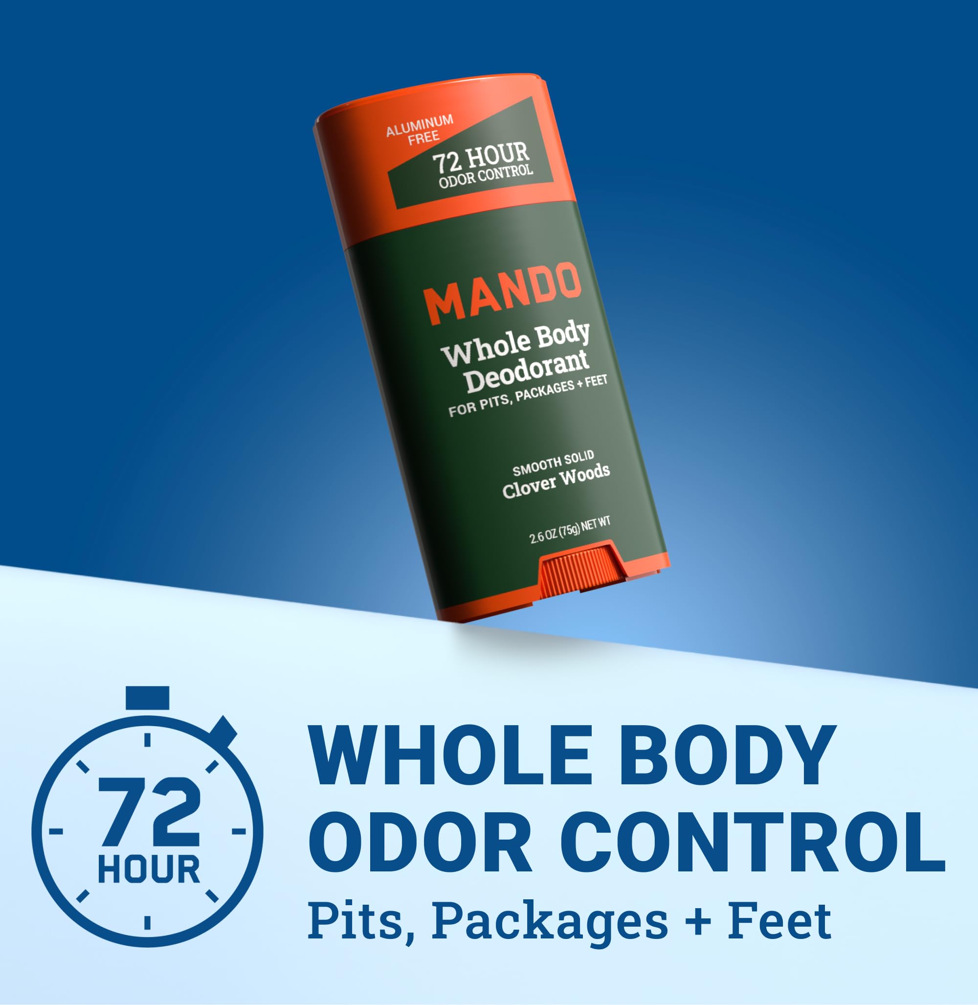 Foto 3 pulgar | Desodorante Mando Whole Body Para Hombre, 72 Horas, Antiolor, 150 Ml, 2 Unidades - Venta Internacional.