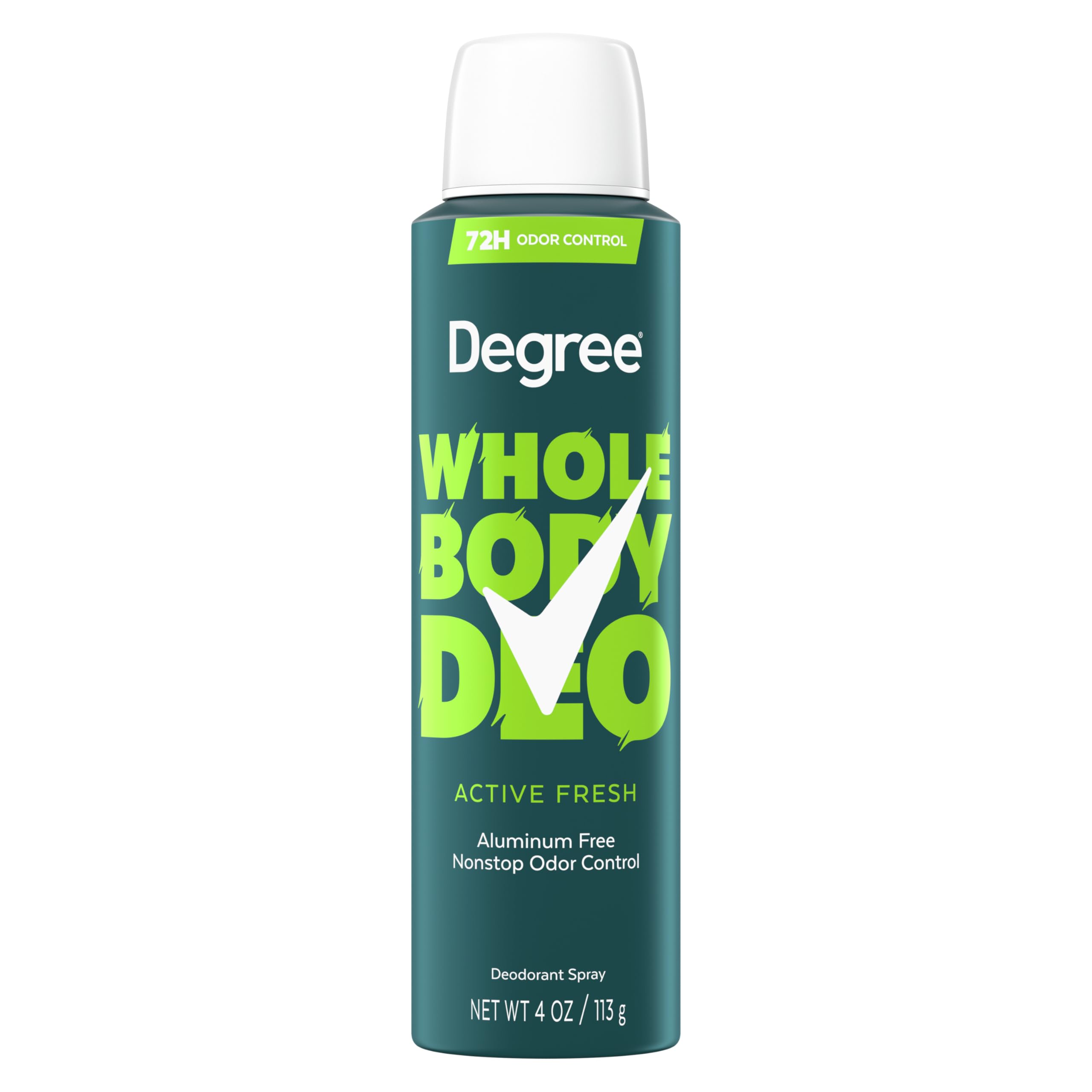 Foto 1 | Desodorante En Aerosol Degree Men Whole Body Active Fresh, 120 Ml - Venta Internacional.