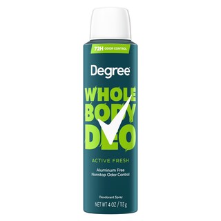Foto 1 | Desodorante En Aerosol Degree Men Whole Body Active Fresh, 120 Ml - Venta Internacional.