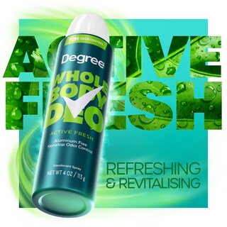Foto 2 | Desodorante En Aerosol Degree Men Whole Body Active Fresh, 120 Ml - Venta Internacional.