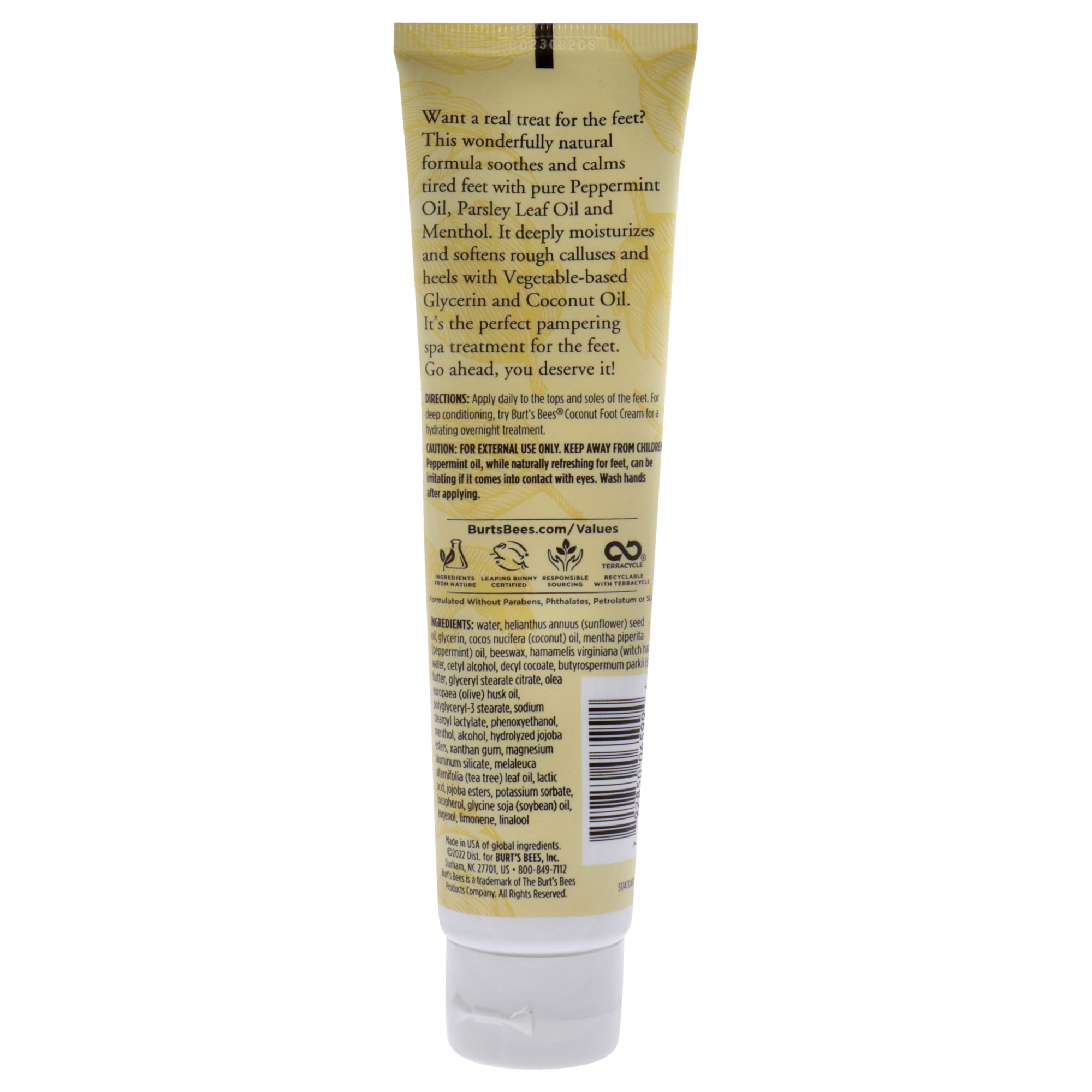 Foto 4 pulgar | Loción Para Pies Burts Bees Peppermint 100 Ml Para Unisex - Venta Internacional.
