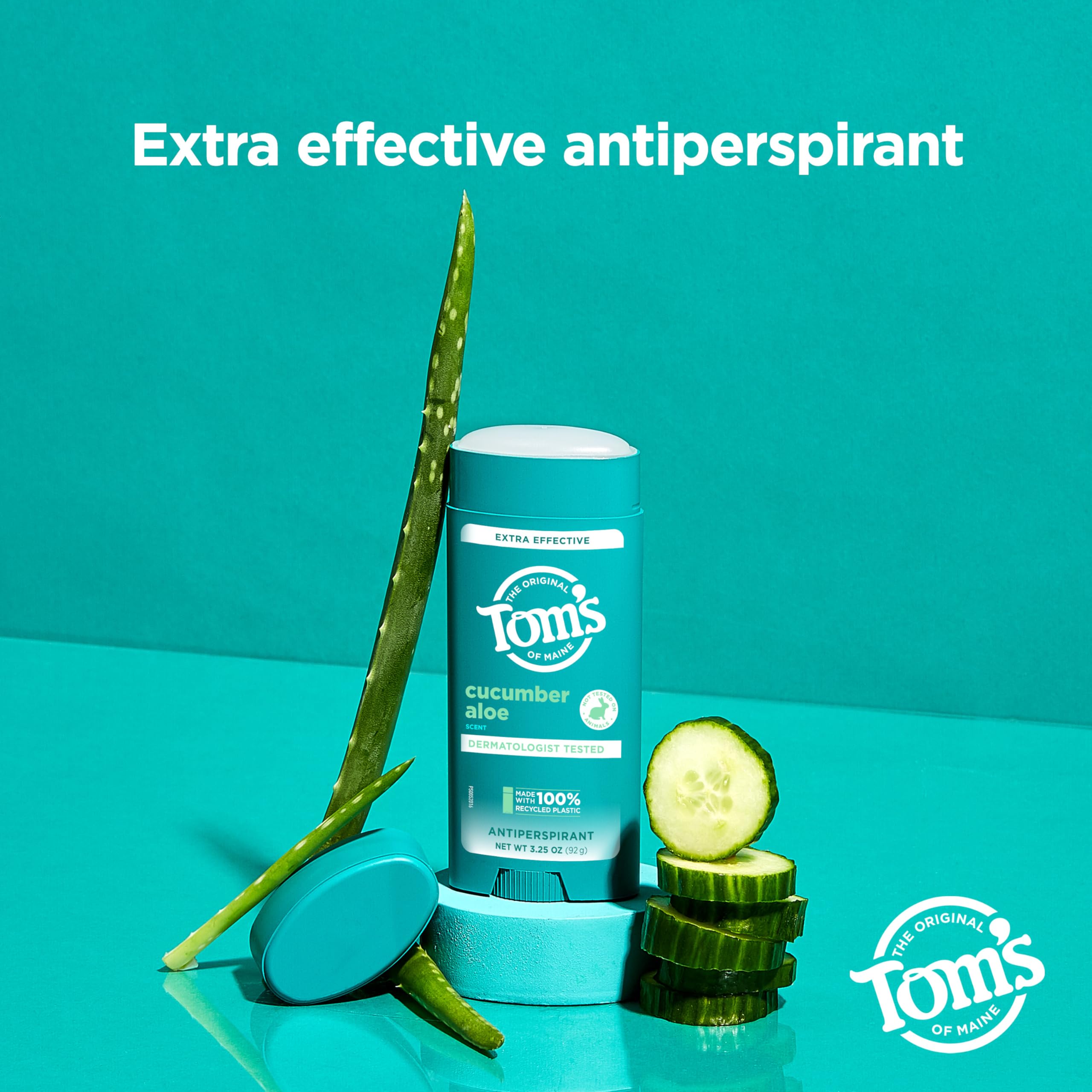 Foto 4 | Antitranspirante Tom's Of Maine  Pepino Y Aloe  96 Ml  Unisex - Venta Internacional.