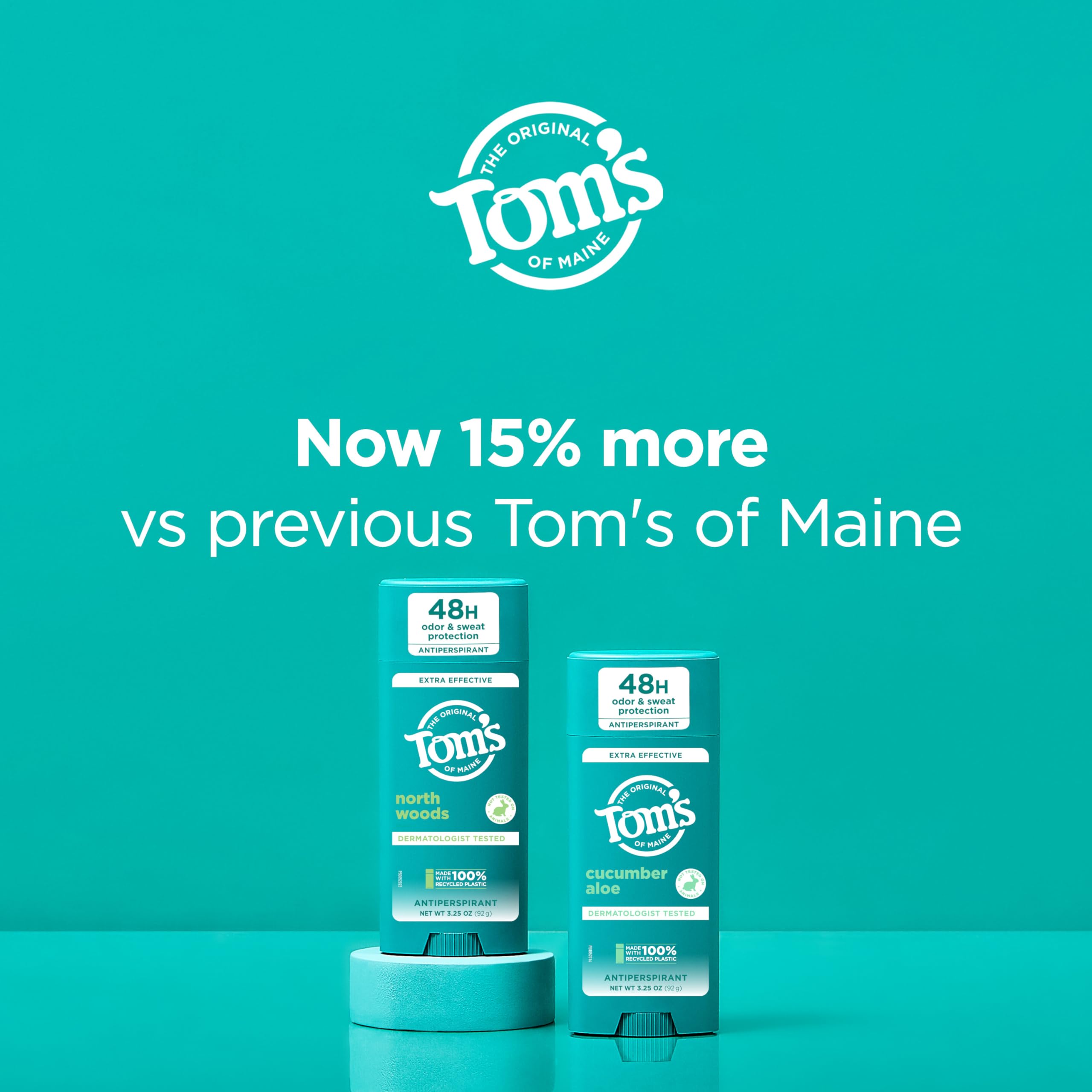 Foto 8 pulgar | Antitranspirante Tom's Of Maine  Pepino Y Aloe  96 Ml  Unisex - Venta Internacional.