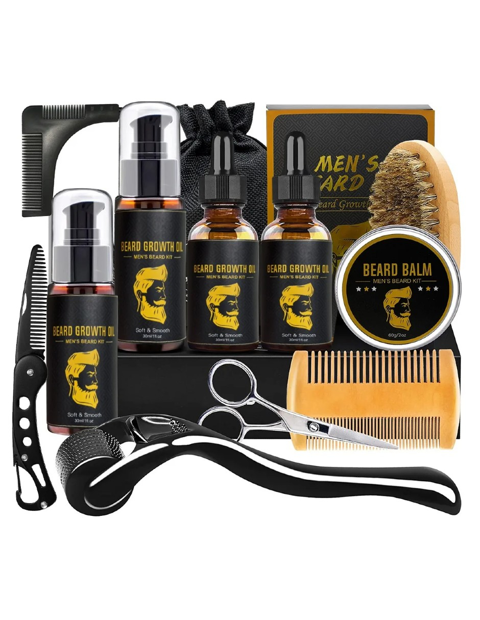 Foto 2 | Kit Cuidado De Barba + Gratis Termo Güish De Regalo