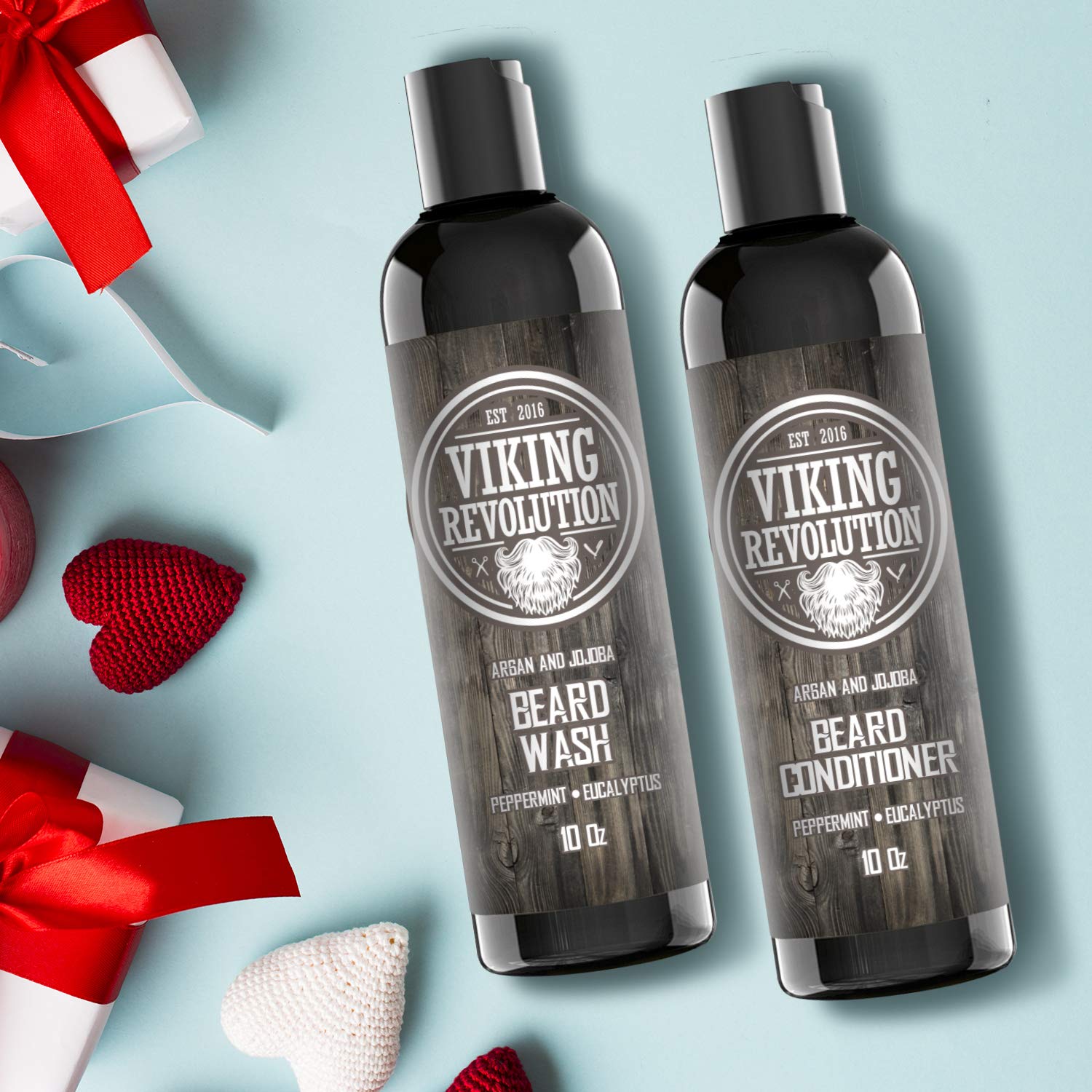 Foto 4 pulgar | Set De Champú Y Acondicionador Para Barba Viking Revolution 300 Ml - Venta Internacional.