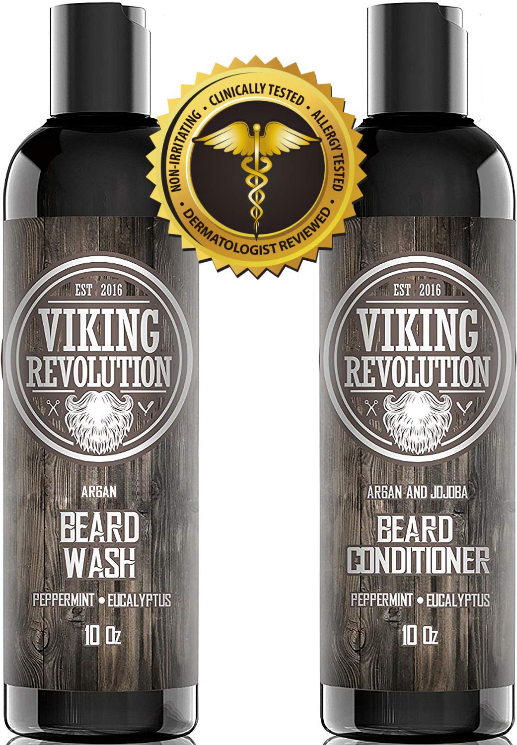 Foto 5 pulgar | Set De Champú Y Acondicionador Para Barba Viking Revolution 300 Ml - Venta Internacional.