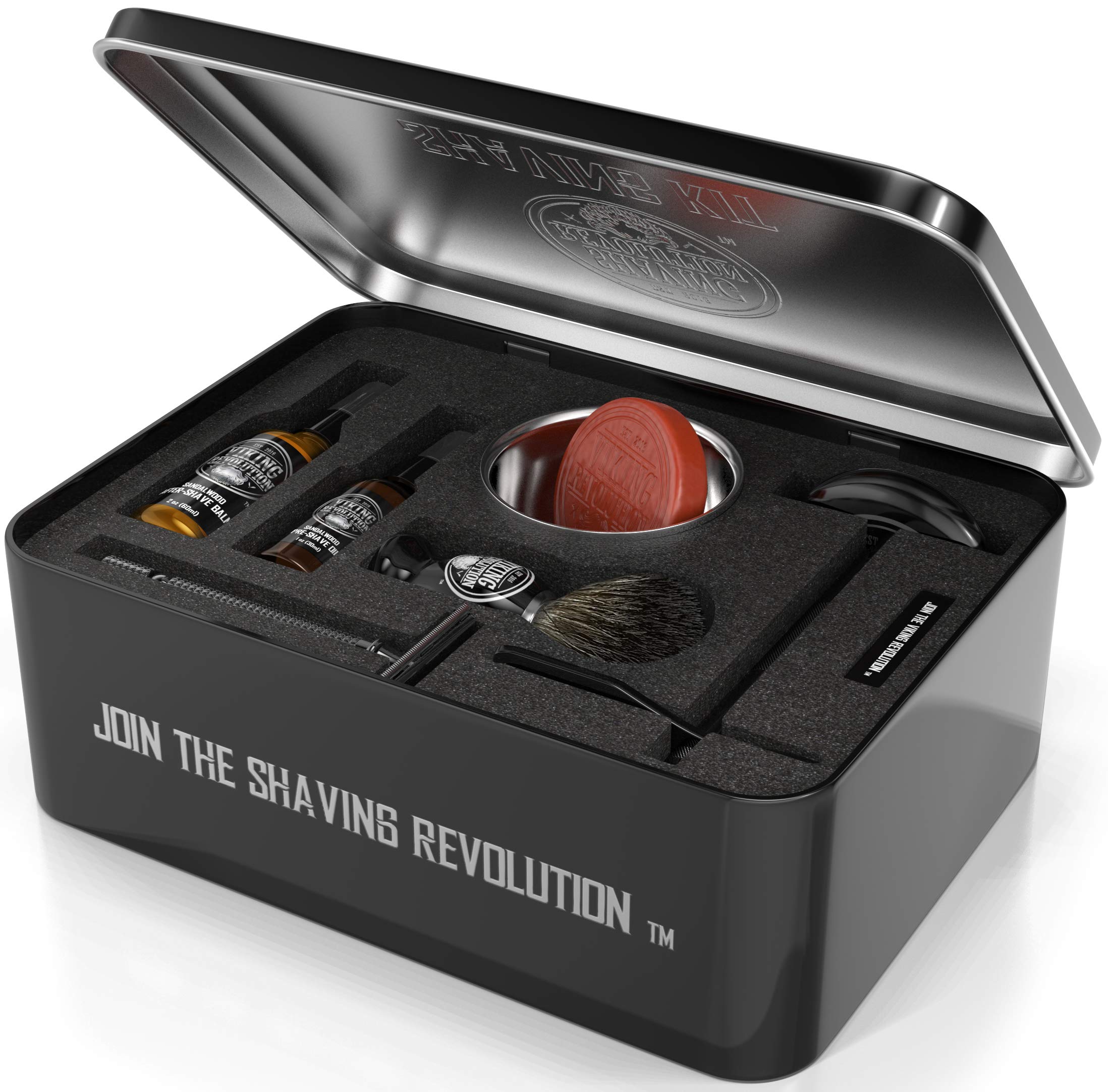 Foto 4 | Kit De Afeitado Viking Revolution, Maquinilla De Afeitar De Lujo - Venta Internacional.