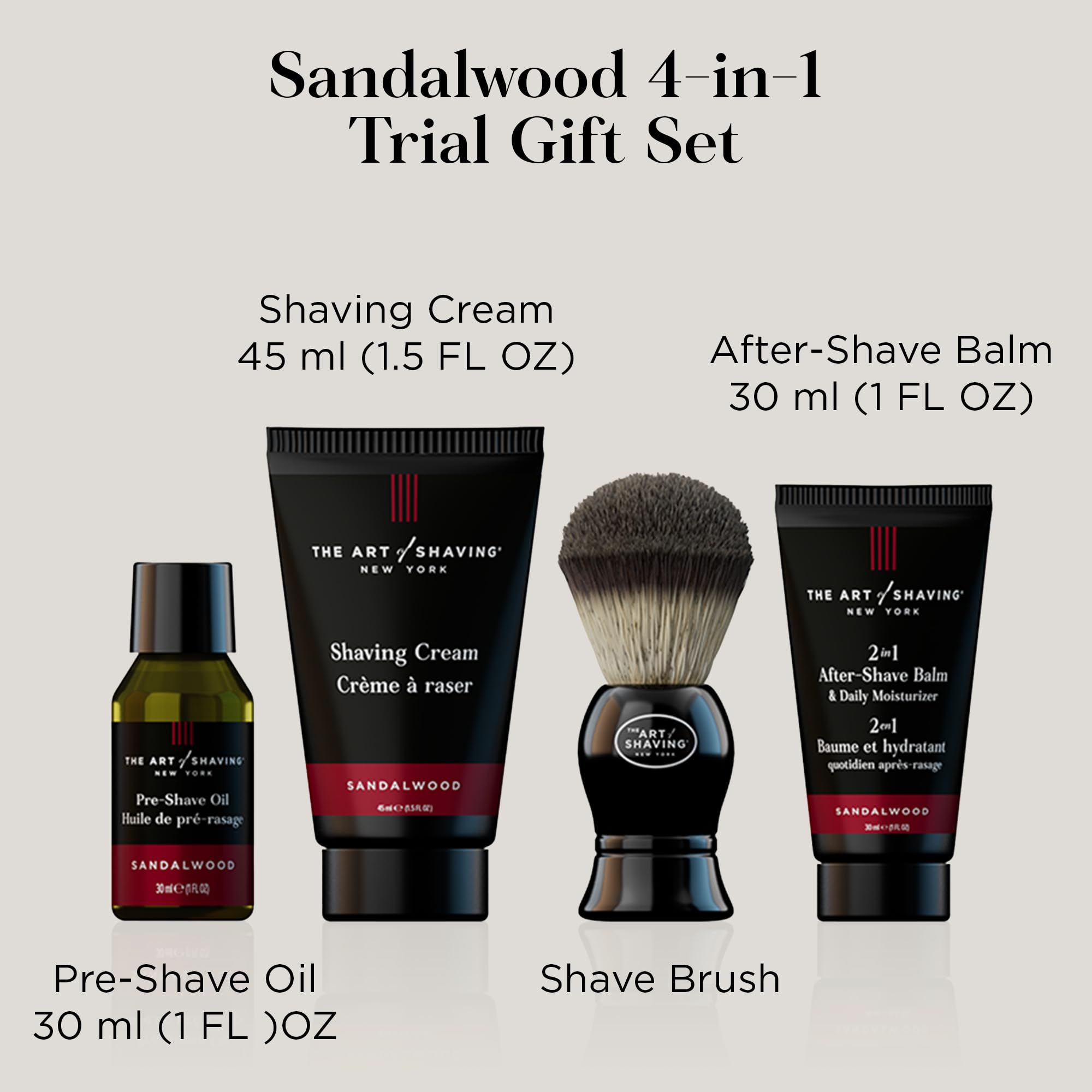 Foto 3 pulgar | Kit De Prueba The Art Of Shaving Sandalwood 4 En 1 Para Hombre - Venta Internacional.