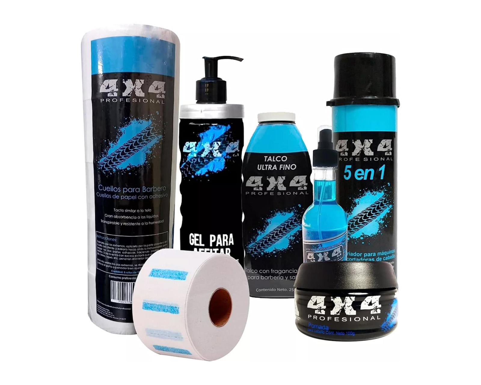 Foto 1 | Combo Barber 4x4 Profesional Kit Insumos Barbería Peluquero Equipamiento