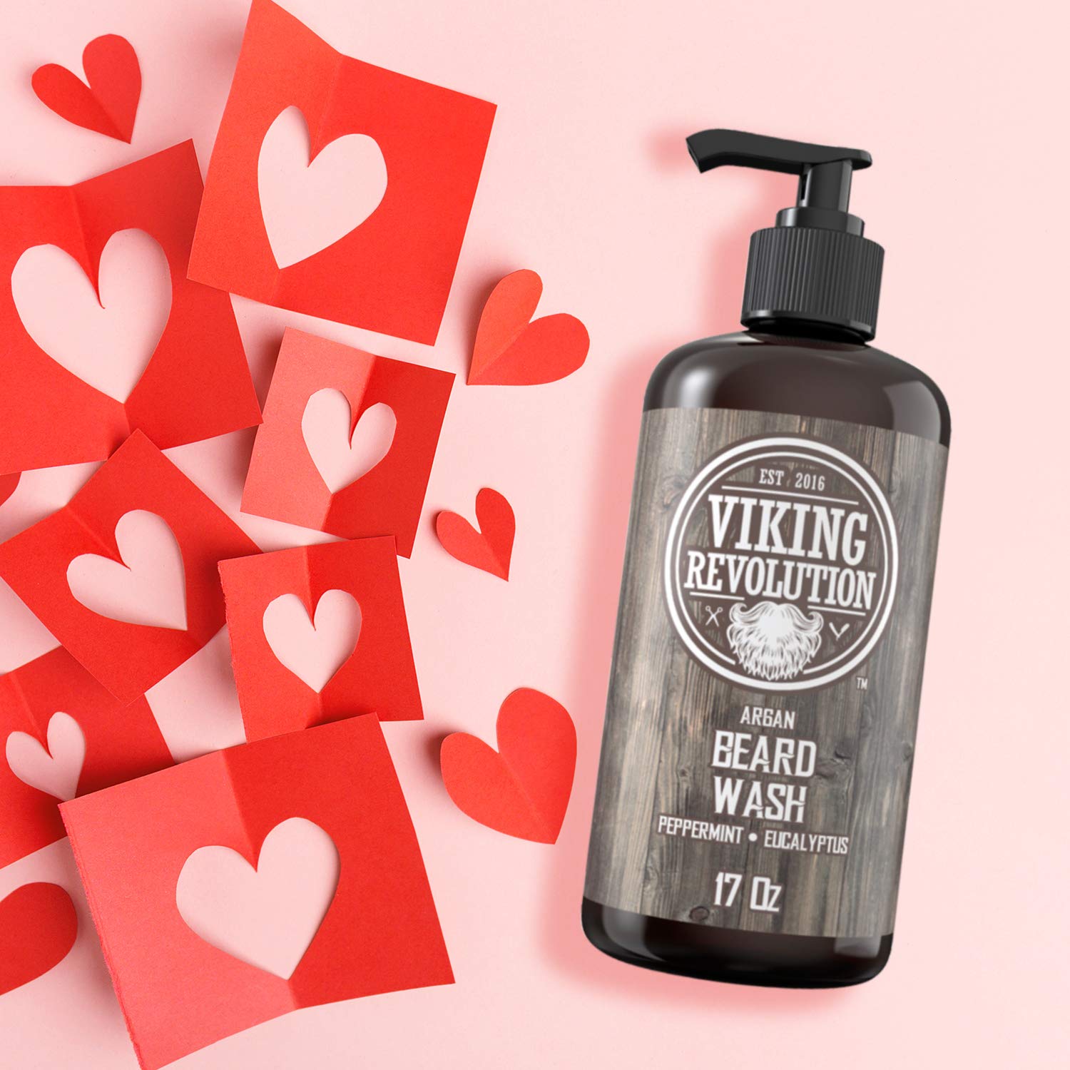 Foto 4 pulgar | Champú Limpiador Para Barba Viking Revolution Con Aceites De Argán Y Jojoba - Venta Internacional.