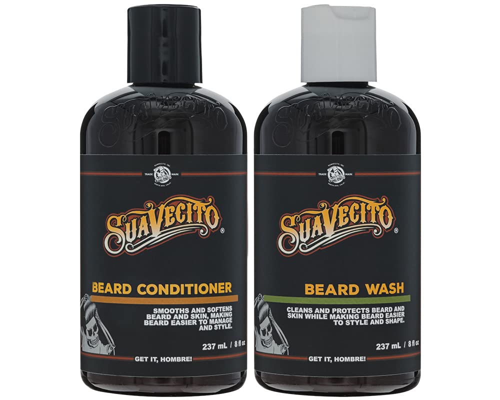 Set Limpiador Y Acondicionador Para Barba Suavecito, 240 Ml - Venta Internacional.