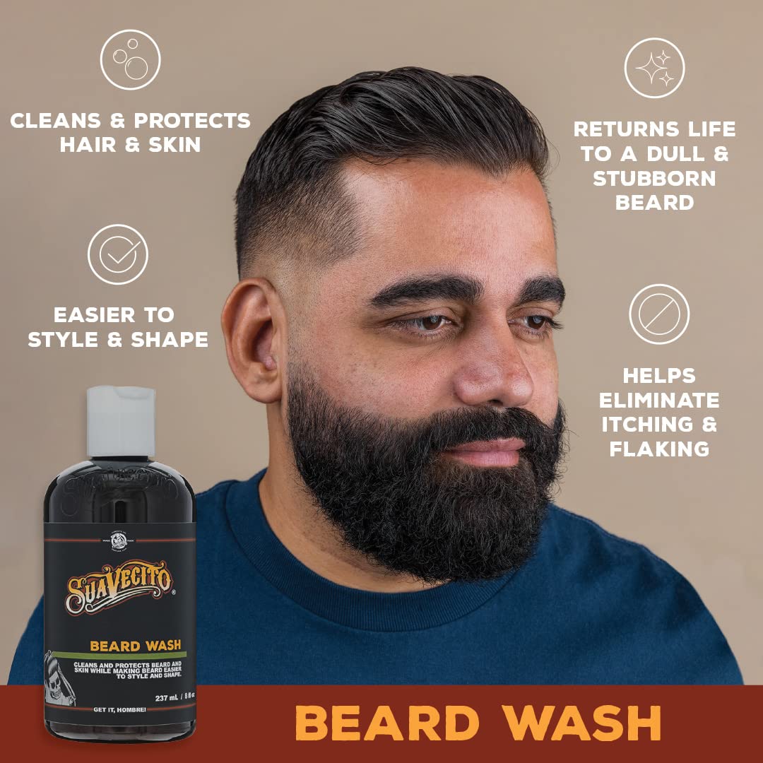 Foto 6 pulgar | Set Limpiador Y Acondicionador Para Barba Suavecito, 240 Ml - Venta Internacional.