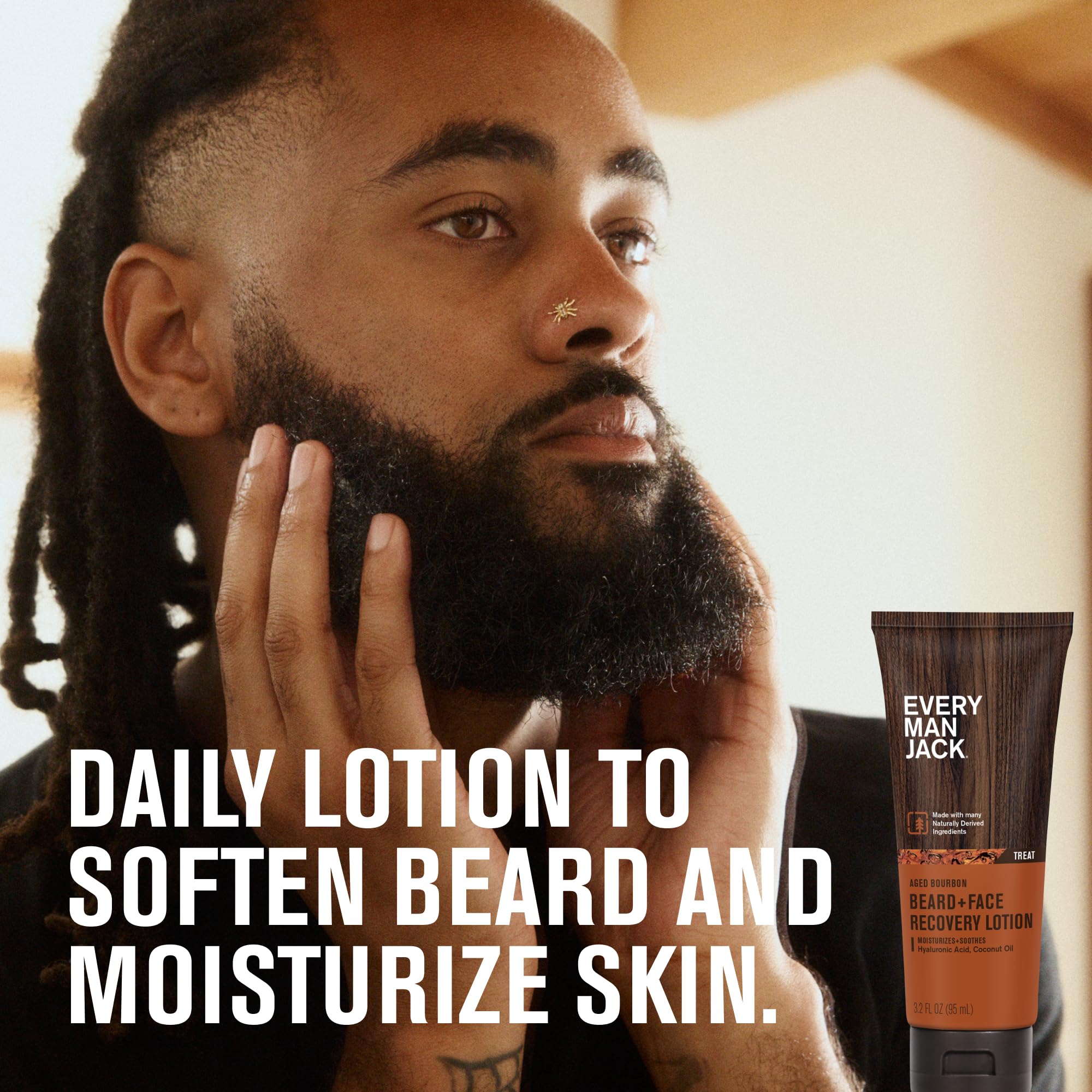 Foto 3 pulgar | Loción Hidratante Every Man Jack Beard + Face, 100 Ml, Paquete De 2 - Venta Internacional.