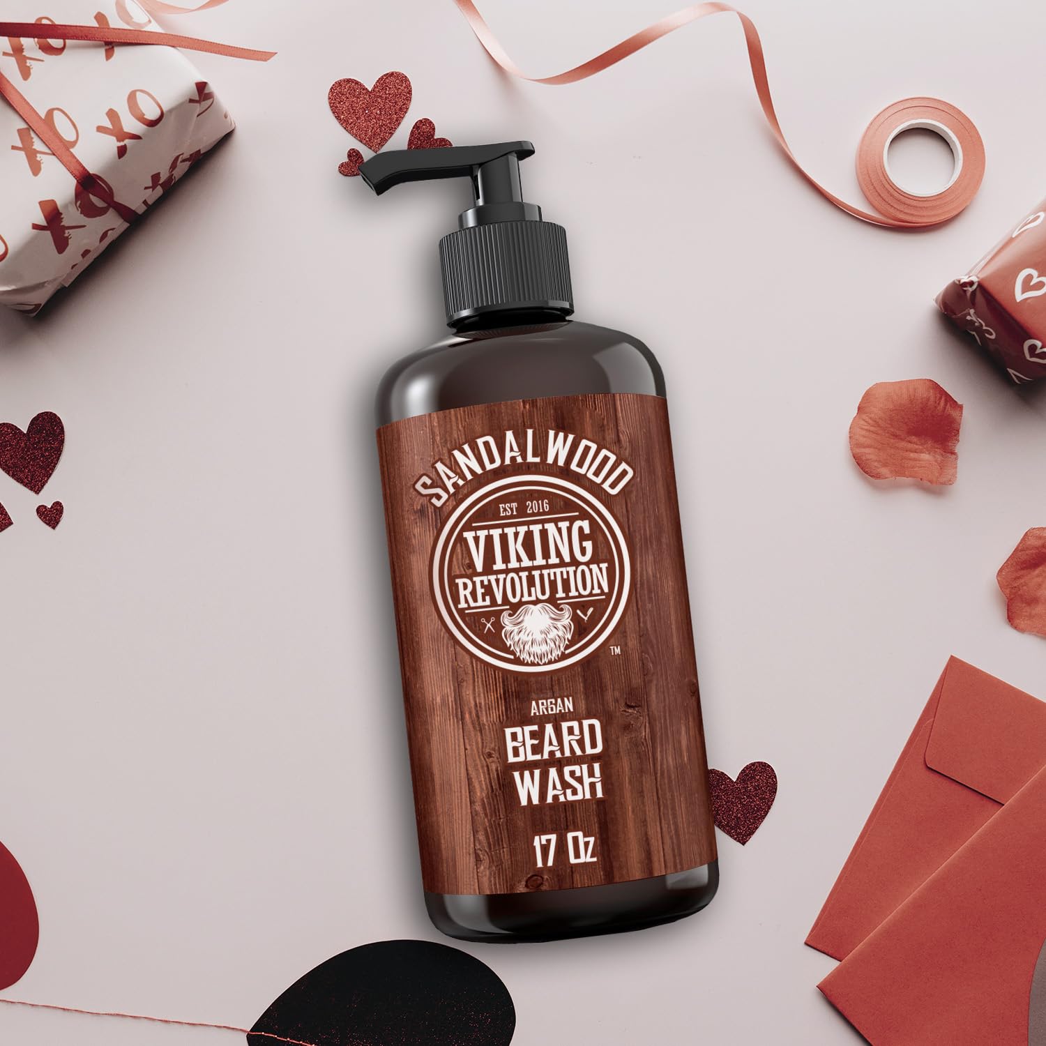 Foto 3 | Champú Limpiador Para Barba Viking Revolution Con Aceites De Argán Y Jojoba - Venta Internacional.