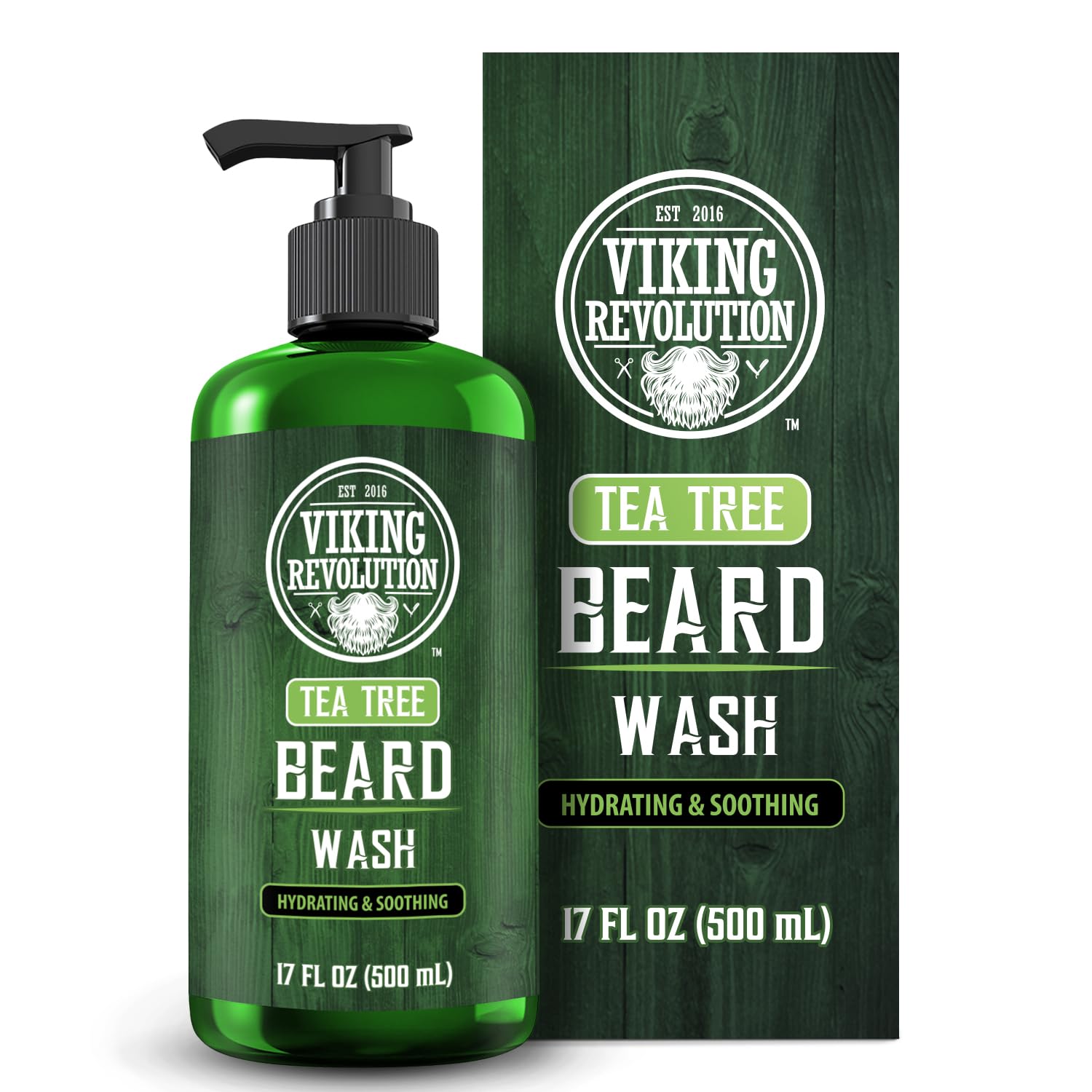 Foto 1 | Jabón Para Barba Viking Revolution Tea Tree Con Aceite De Argán, 500 Ml - Venta Internacional.