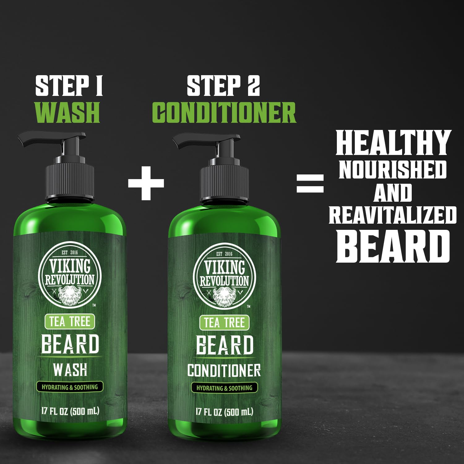 Foto 7 | Jabón Para Barba Viking Revolution Tea Tree Con Aceite De Argán, 500 Ml - Venta Internacional.