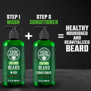 Foto 7 | Jabón Para Barba Viking Revolution Tea Tree Con Aceite De Argán, 500 Ml - Venta Internacional.