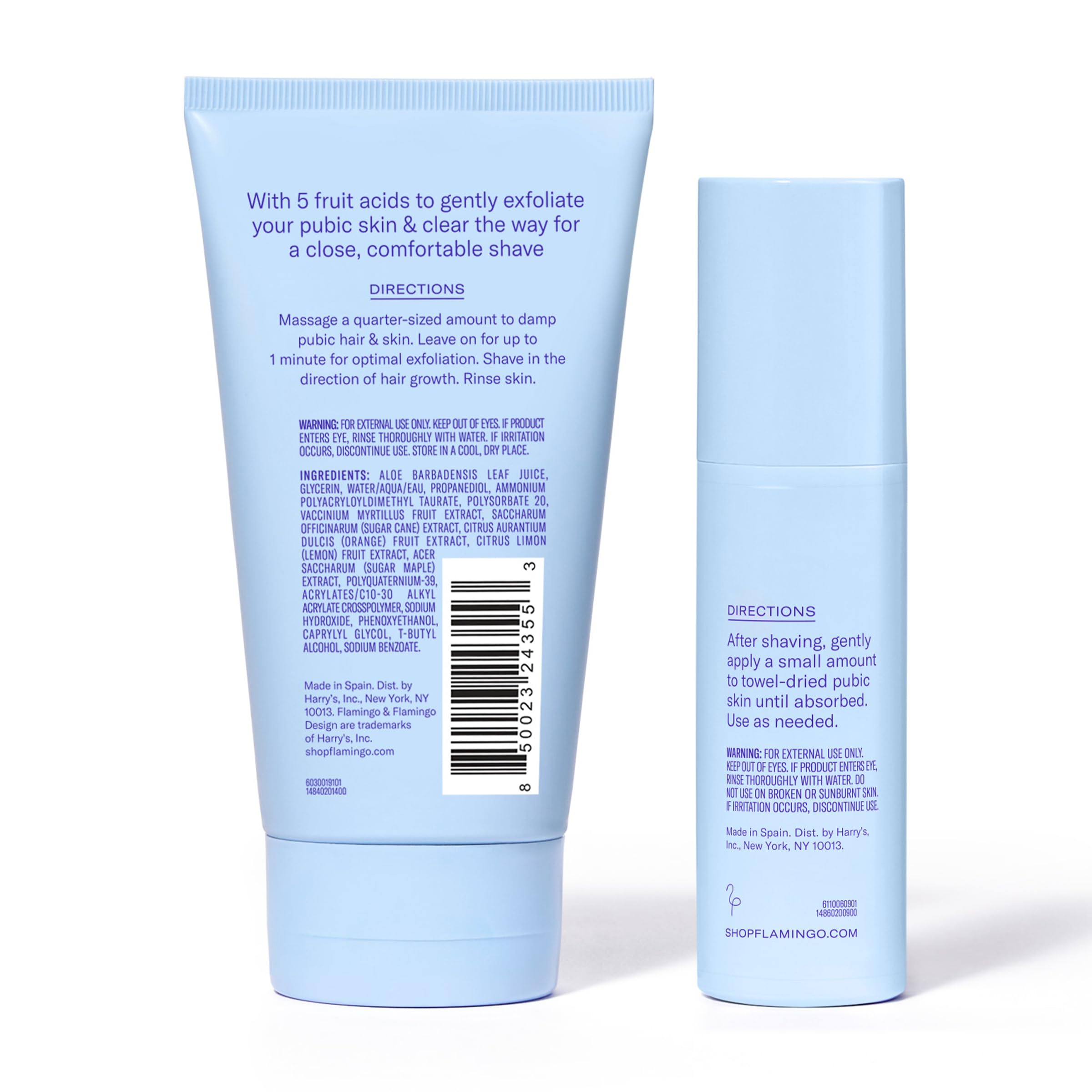 Foto 2 | Set Para El Cuidado De La Piel Y El Afeitado Flamingo, Gel De Afeitar Exfoliante, 150 Ml - Venta Internacional.
