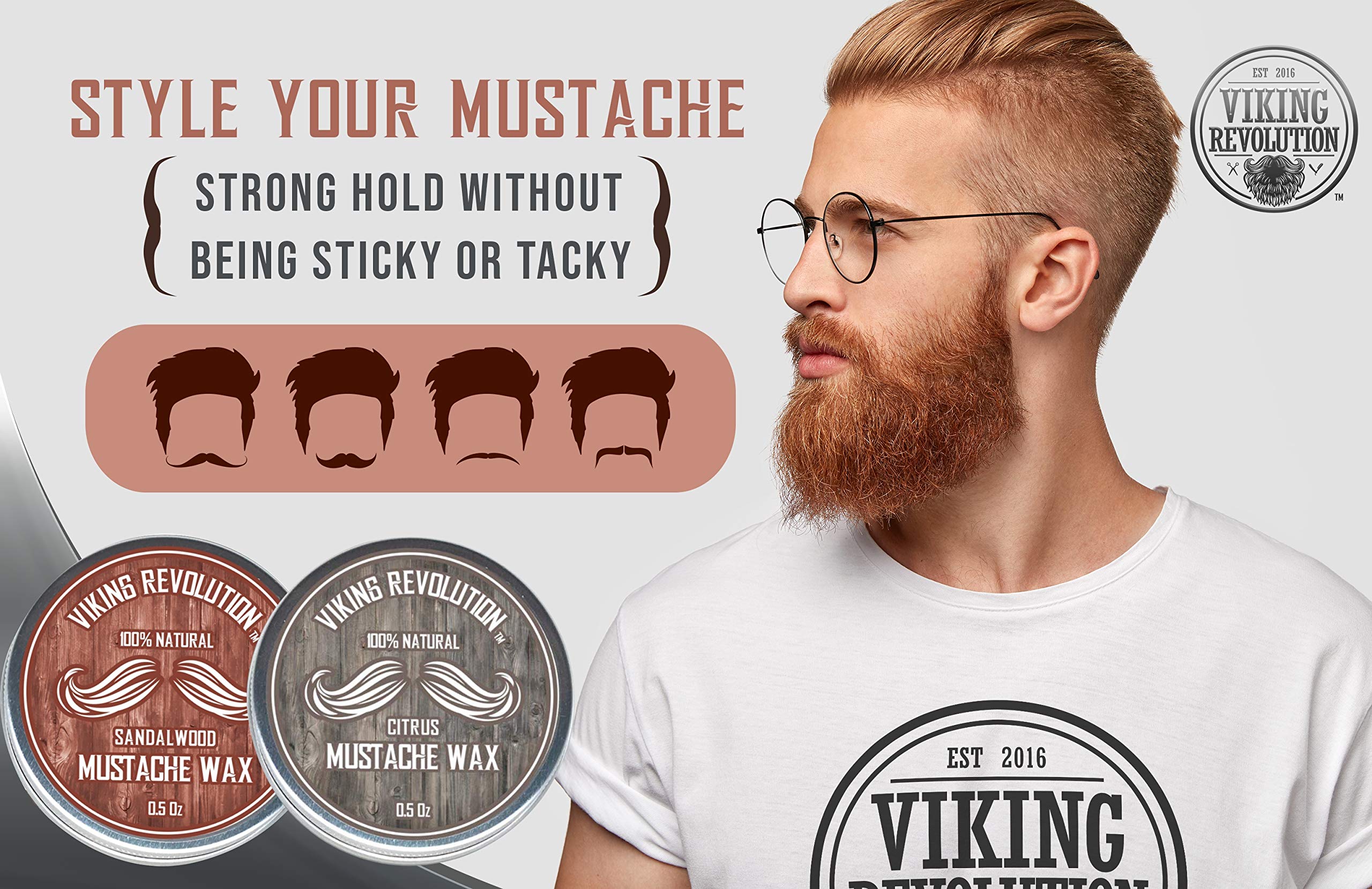 Foto 5 pulgar | Cera Para Bigotes Viking Revolution Strong Hold, Paquete De 2 - Venta Internacional.