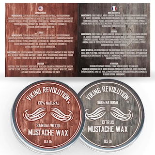 Foto 6 | Cera Para Bigotes Viking Revolution Strong Hold, Paquete De 2 - Venta Internacional.