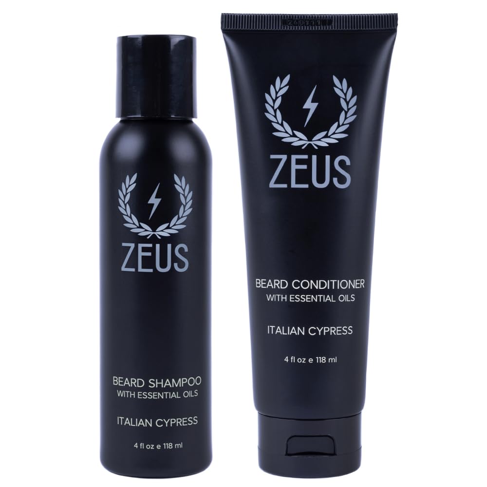 Foto 1 | Set De Champú Y Acondicionador Para Barba Zeus Italian Cypress 120 Ml - Venta Internacional.