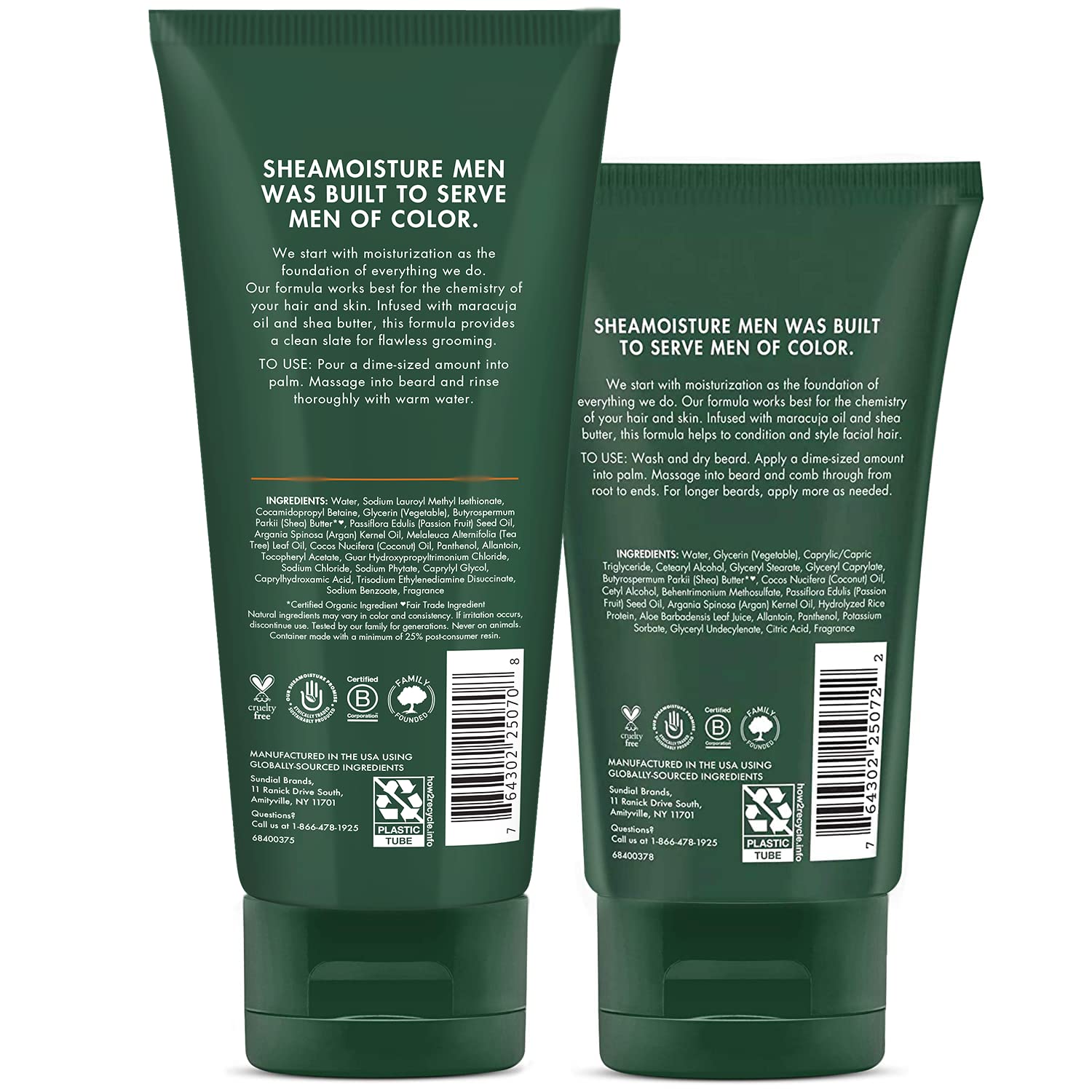 Foto 3 pulgar | Set De Lavado Y Desenredante De Barba Sheamoisture Para Hombre - Venta Internacional.