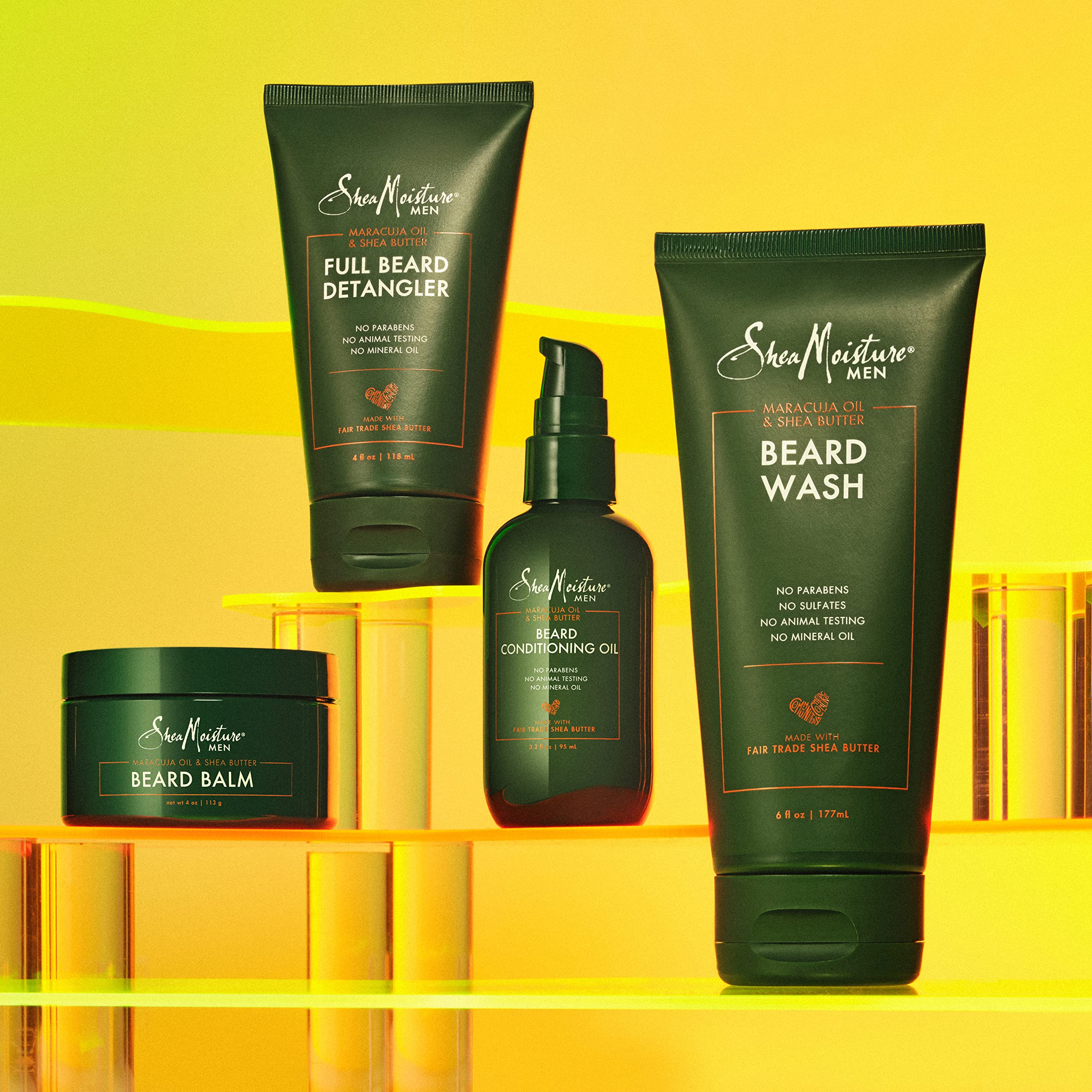 Foto 4 pulgar | Set De Lavado Y Desenredante De Barba Sheamoisture Para Hombre - Venta Internacional.