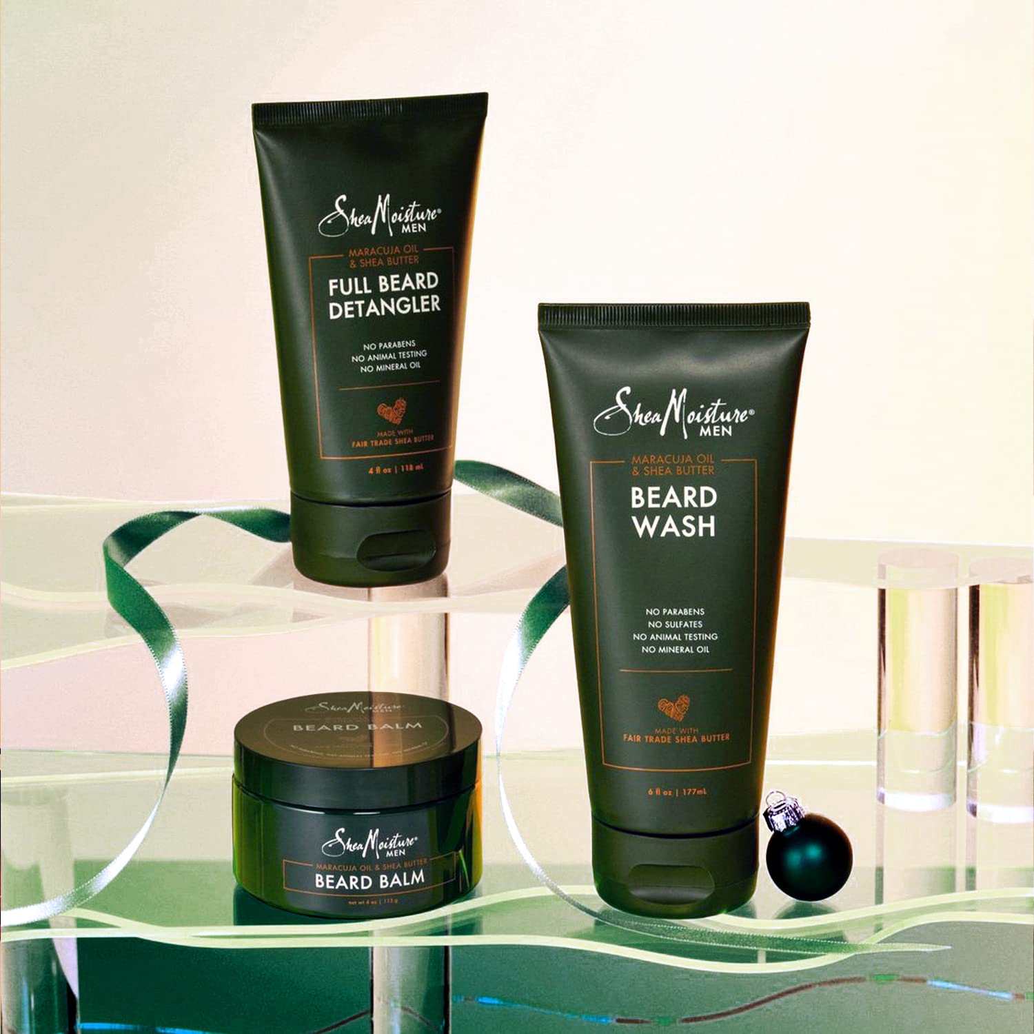 Foto 5 pulgar | Set De Lavado Y Desenredante De Barba Sheamoisture Para Hombre - Venta Internacional.