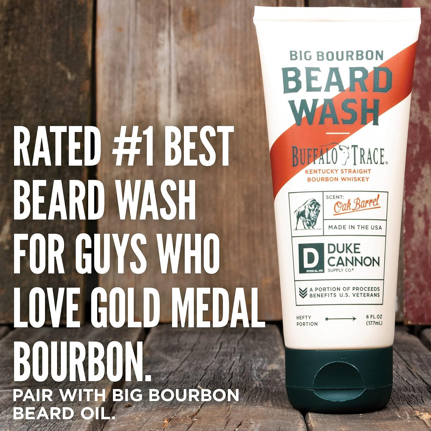Foto 5 pulgar | Limpiador De Barba Duke Cannon Supply Co. Big Bourbon 180 Ml - Venta Internacional.