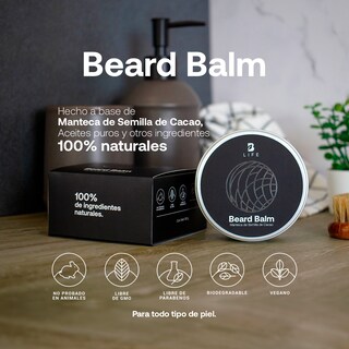 Foto 3 | Bálsamo Para Manejo Y Fortalecimiento De Barba. 150g. B Life.
