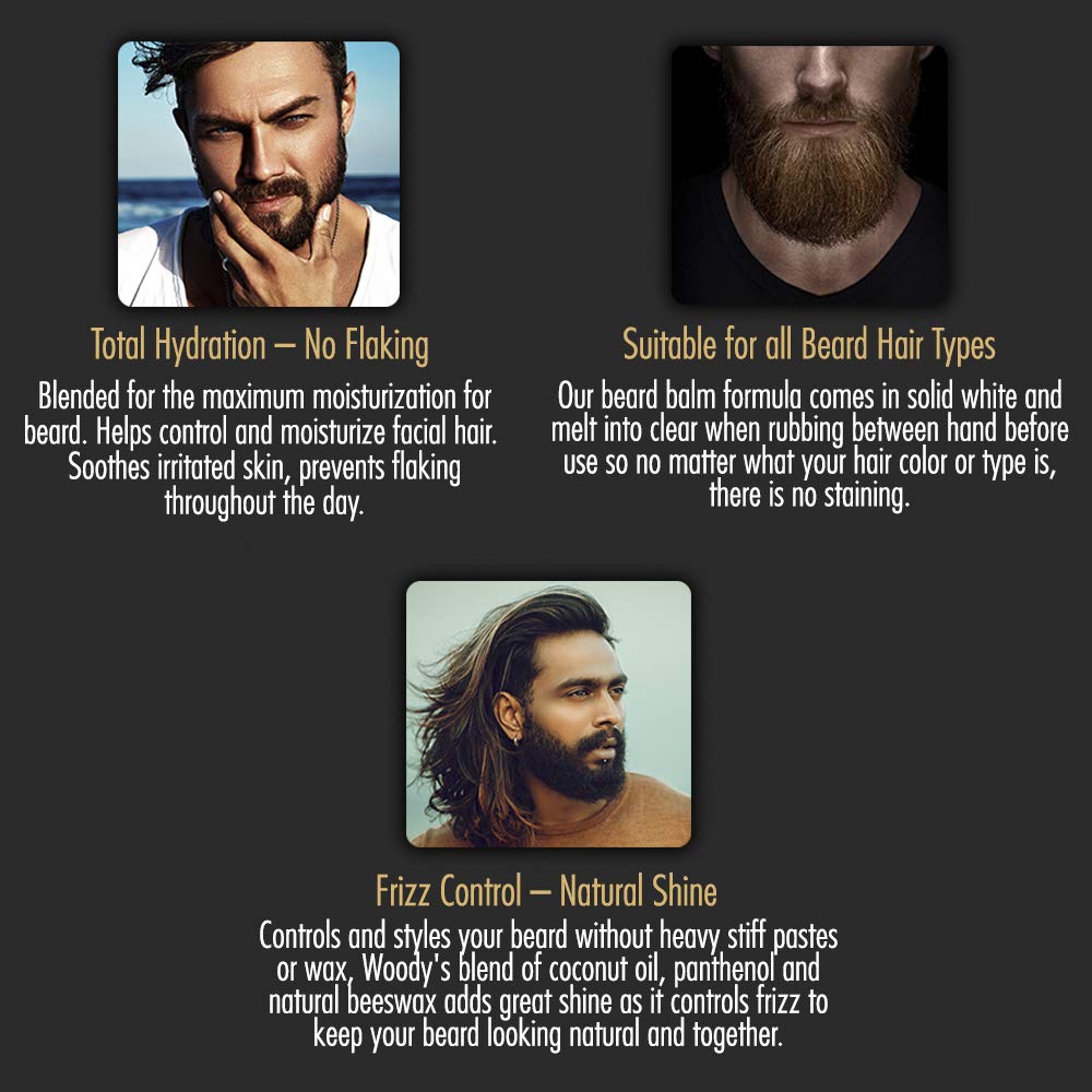 Foto 6 pulgar | Bálsamo Para Barba Y Cera Woody's 2 En 1 Con Aceite De Coco, 60 Ml, 2 Onzas - Venta Internacional.