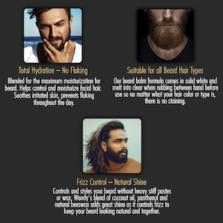 Foto 5 | Bálsamo Para Barba Y Cera Woody's 2 En 1 Con Aceite De Coco, 60 Ml, 2 Onzas - Venta Internacional.