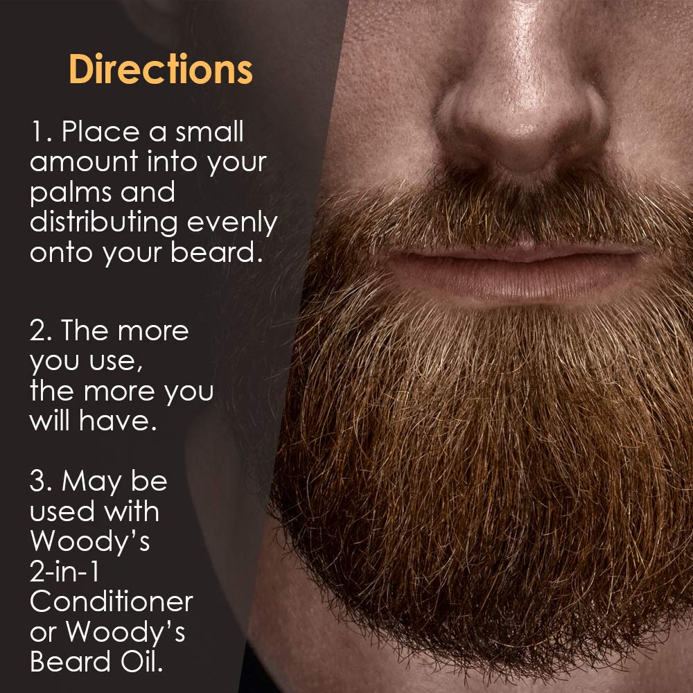 Foto 6 | Bálsamo Para Barba Y Cera Woody's 2 En 1 Con Aceite De Coco, 60 Ml, 2 Onzas - Venta Internacional.