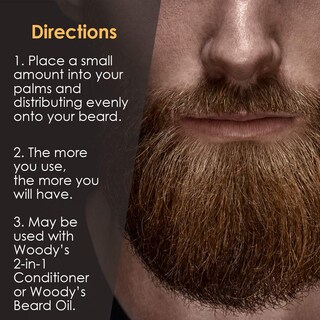 Foto 6 | Bálsamo Para Barba Y Cera Woody's 2 En 1 Con Aceite De Coco, 60 Ml, 2 Onzas - Venta Internacional.