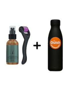 Foto 1 | Kit De Cuidado Para Crecimiento Barba+ Dermaroller + Gratis Termo Güish De Regalo