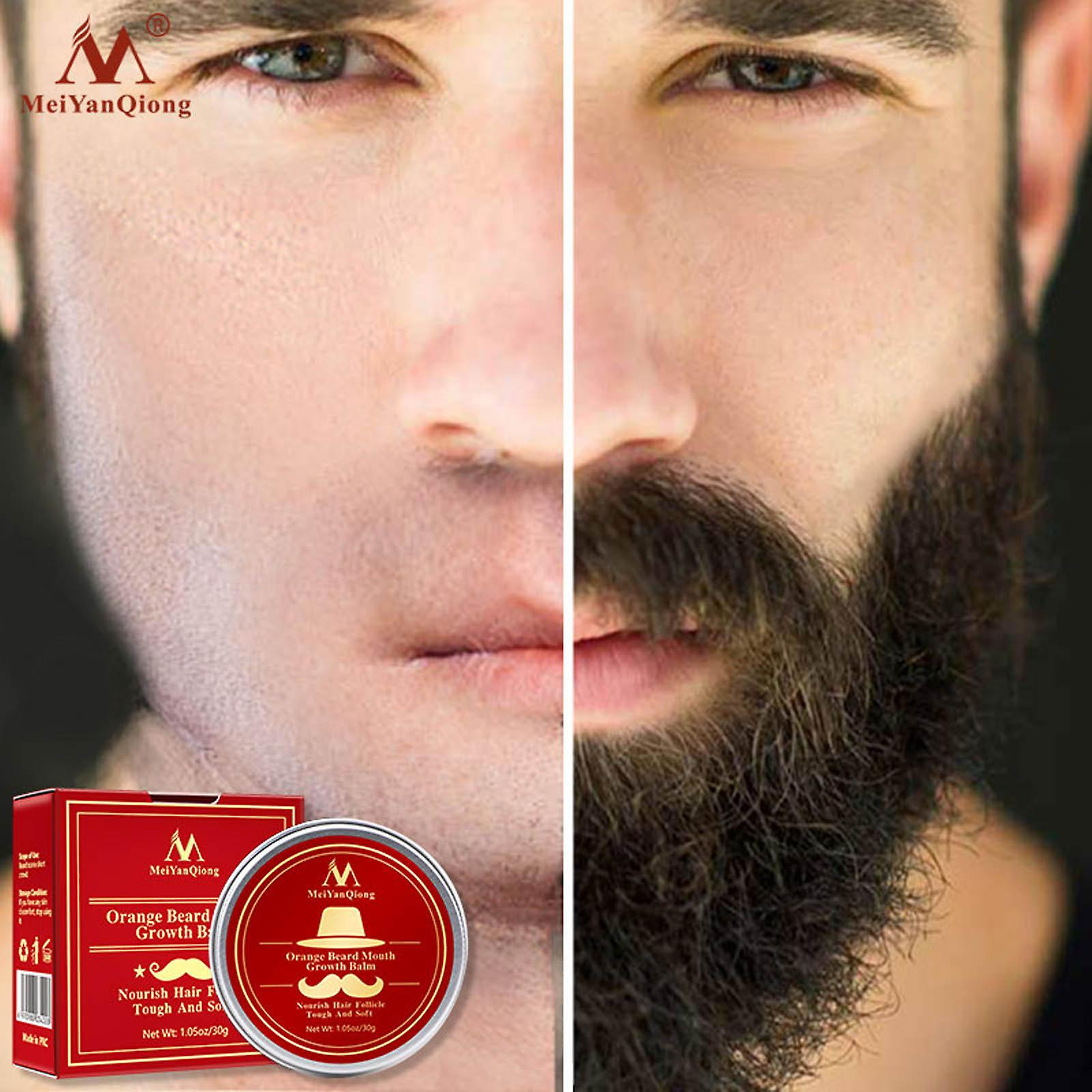 Foto 2 | Bálsamo Para El Crecimiento Del Bigote Huoguo Nurturing Follics 30 G - Venta Internacional.