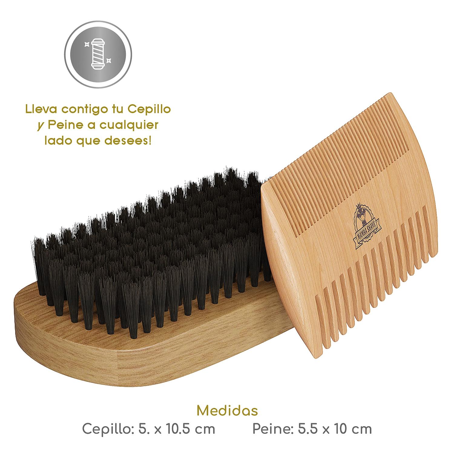 Foto 5 | Kit De Peine Y Cepillo Para Barba Mamba Shave