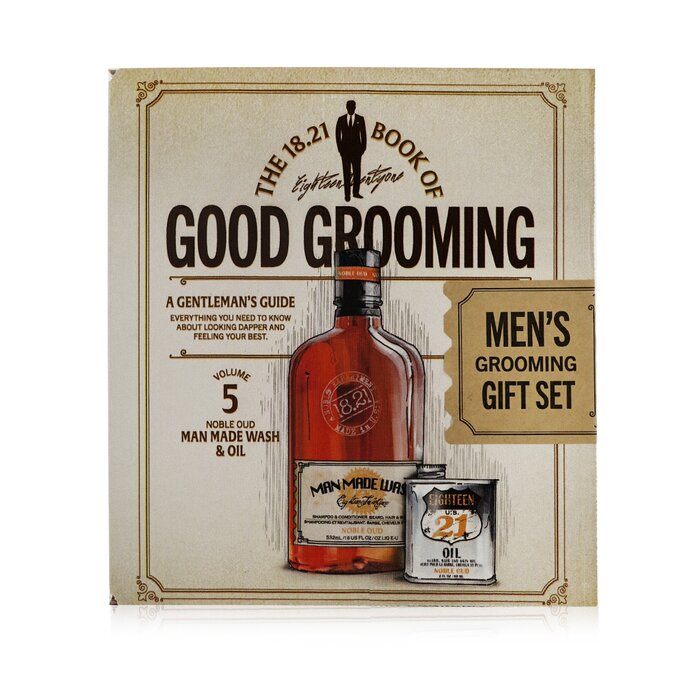 Set de Regalo de Aseo 18.21 Man Made Book Of Good Grooming - Venta Internacional $1,138