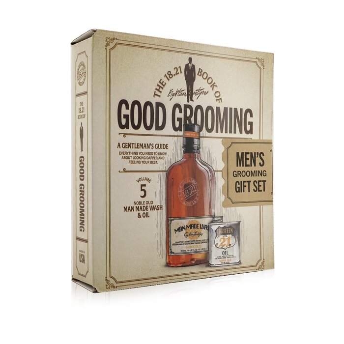 Foto 6 pulgar | Set de Regalo de Aseo 18.21 Man Made Book Of Good Grooming - Venta Internacional