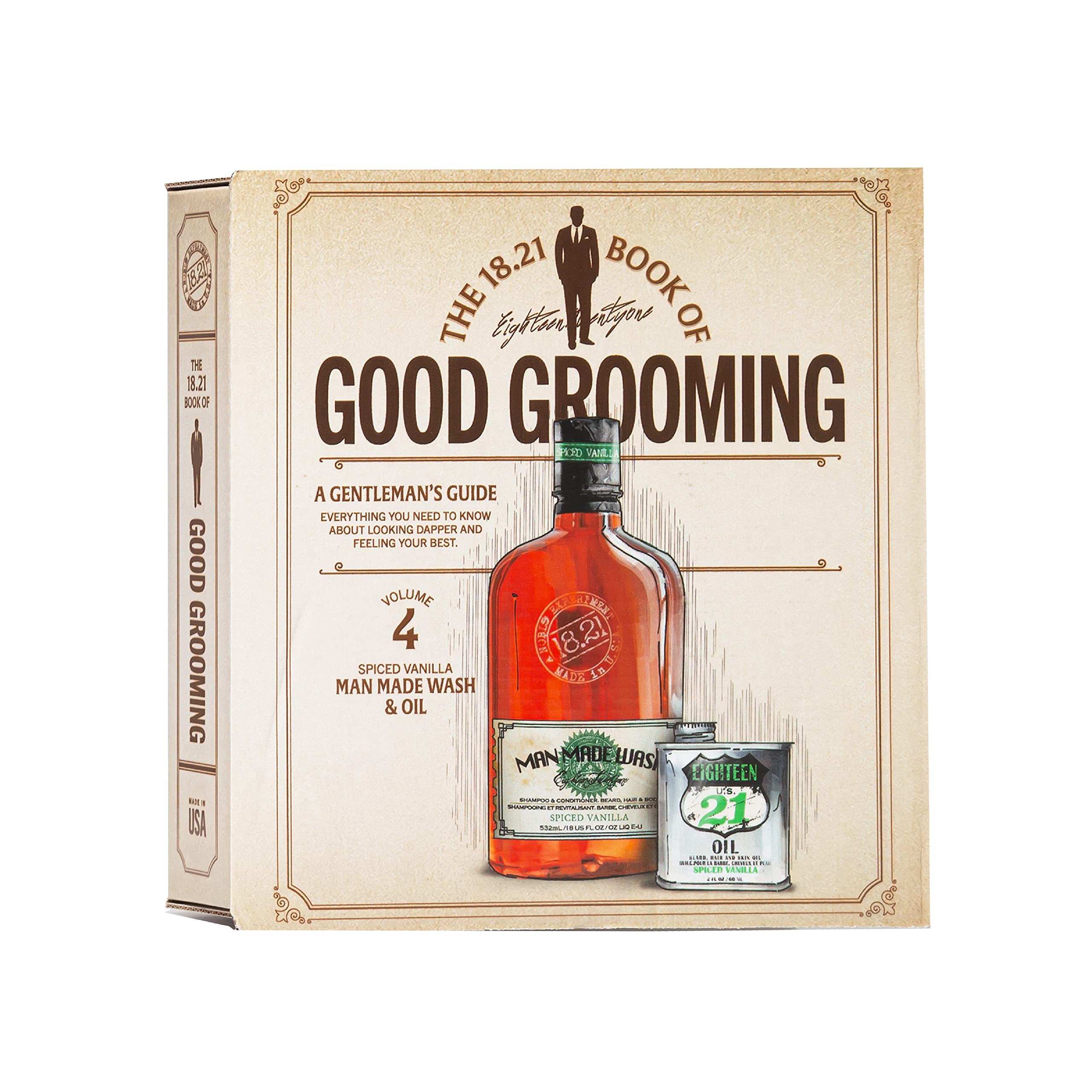 Set De Regalo 18.21 Man Made Of Good Grooming Volume 4 Para Hombre - Venta Internacional.