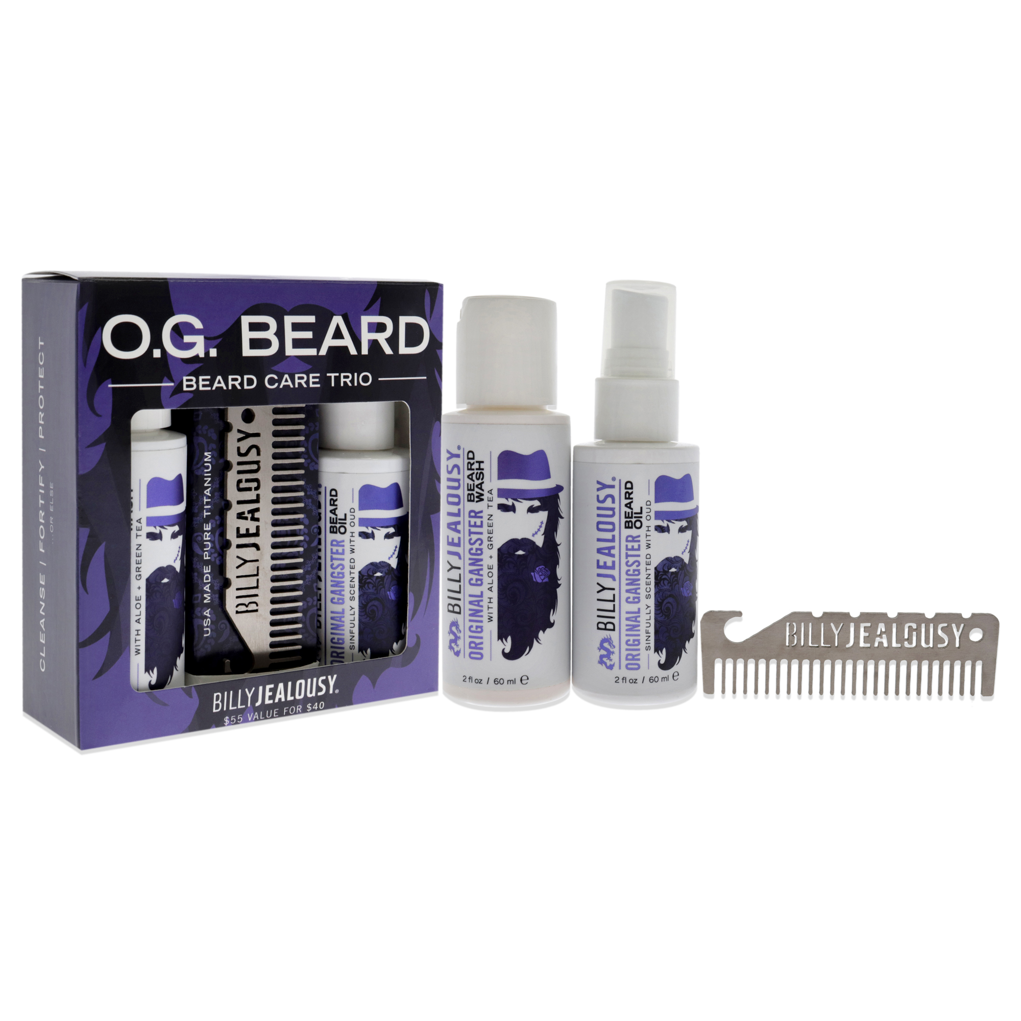 Foto 4 pulgar | Set De Cuidado De Barba, 3 Piezas, 60 Ml - Venta Internacional.